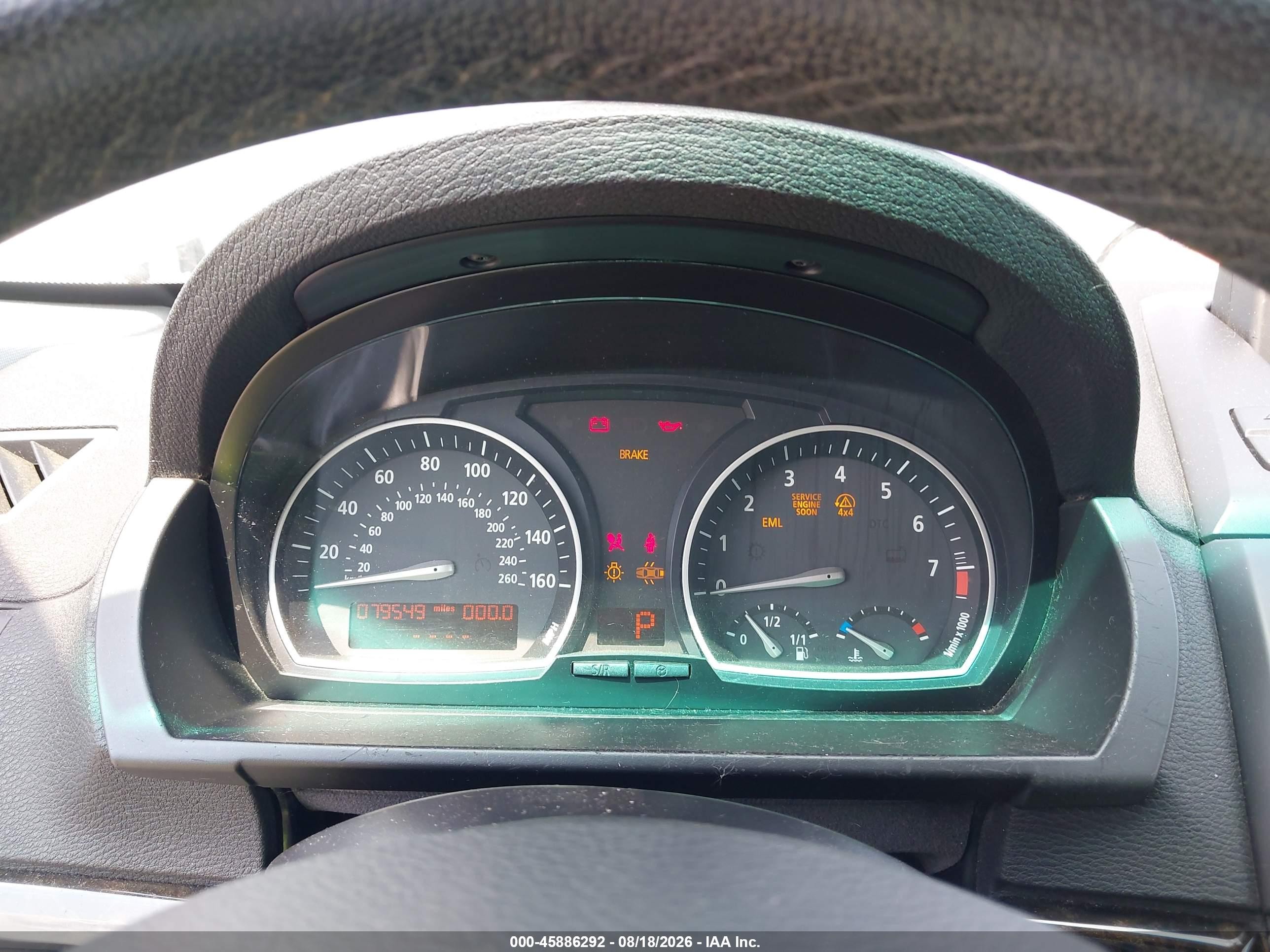 2010 Bmw X3 Xdrive30i Silver vin: WBXPC9C42AWJ34700