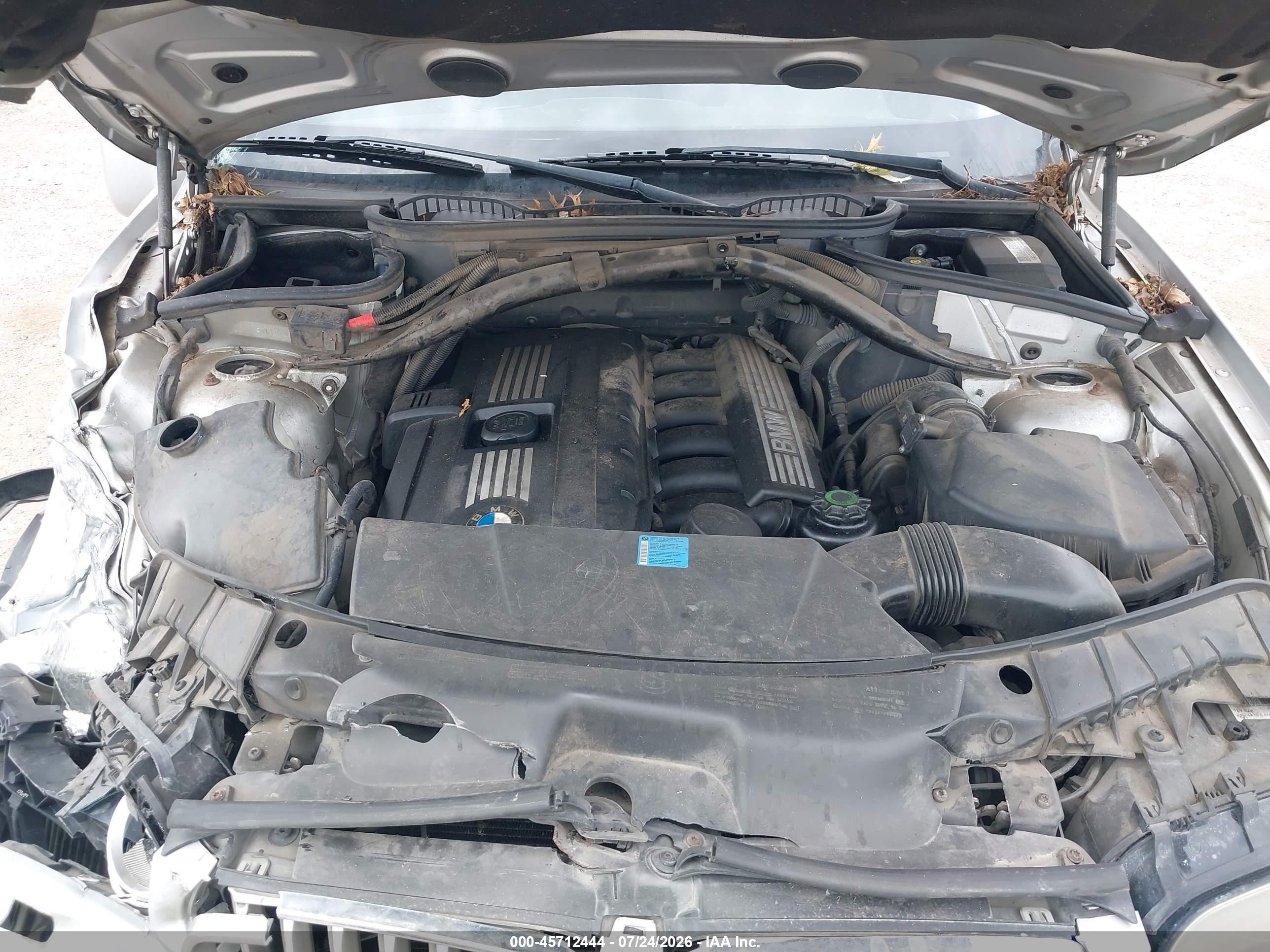 2010 Bmw X3 Xdrive30i Silver vin: WBXPC9C43AWJ36066
