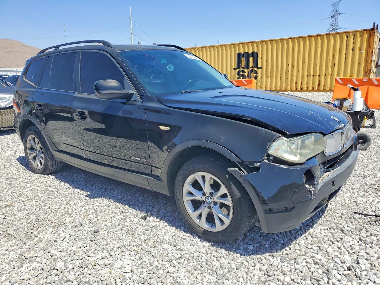 2010 Bmw X3 Xdrive30i Black vin: WBXPC9C43AWJ36102