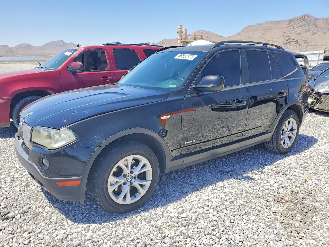 2010 Bmw X3 Xdrive30i Black vin: WBXPC9C43AWJ36102
