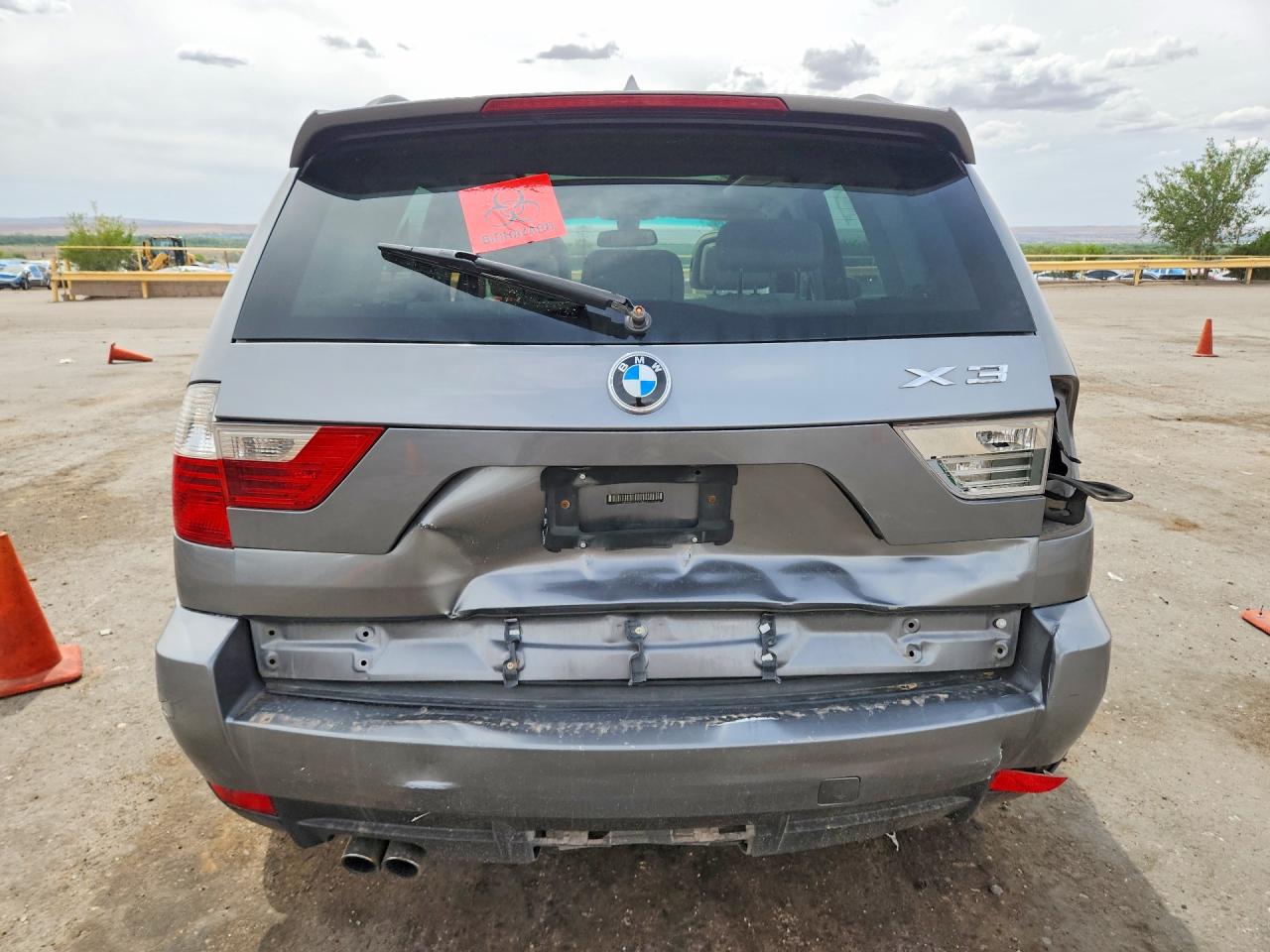 2010 Bmw X3 Xdrive30i Gray vin: WBXPC9C43AWJ38643