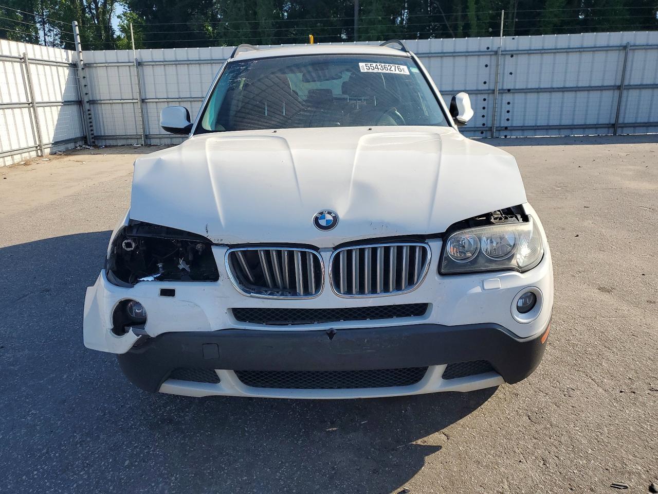 2010 Bmw X3 Xdrive30i White vin: WBXPC9C44AWJ36013