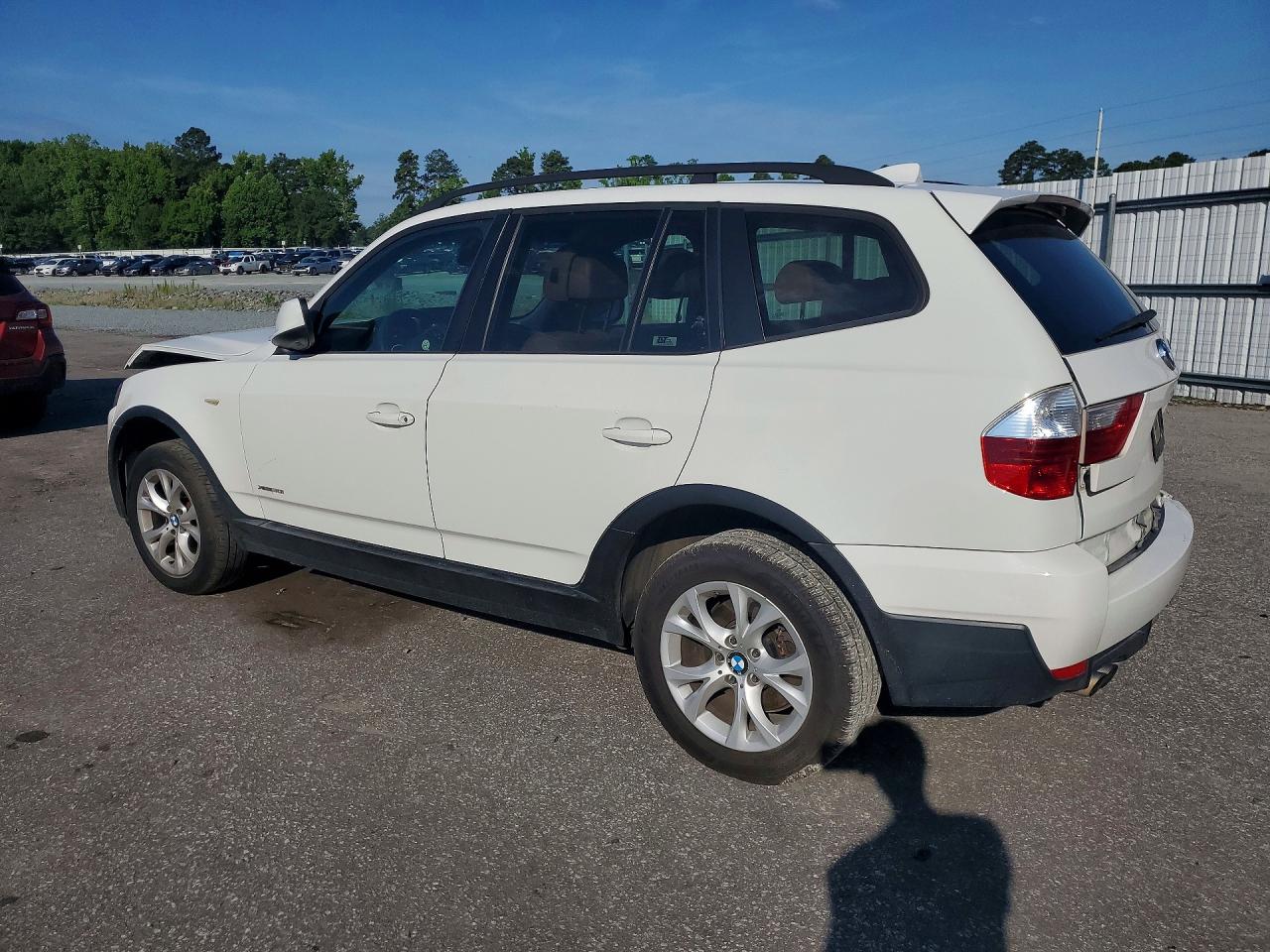 2010 Bmw X3 Xdrive30i White vin: WBXPC9C44AWJ36013