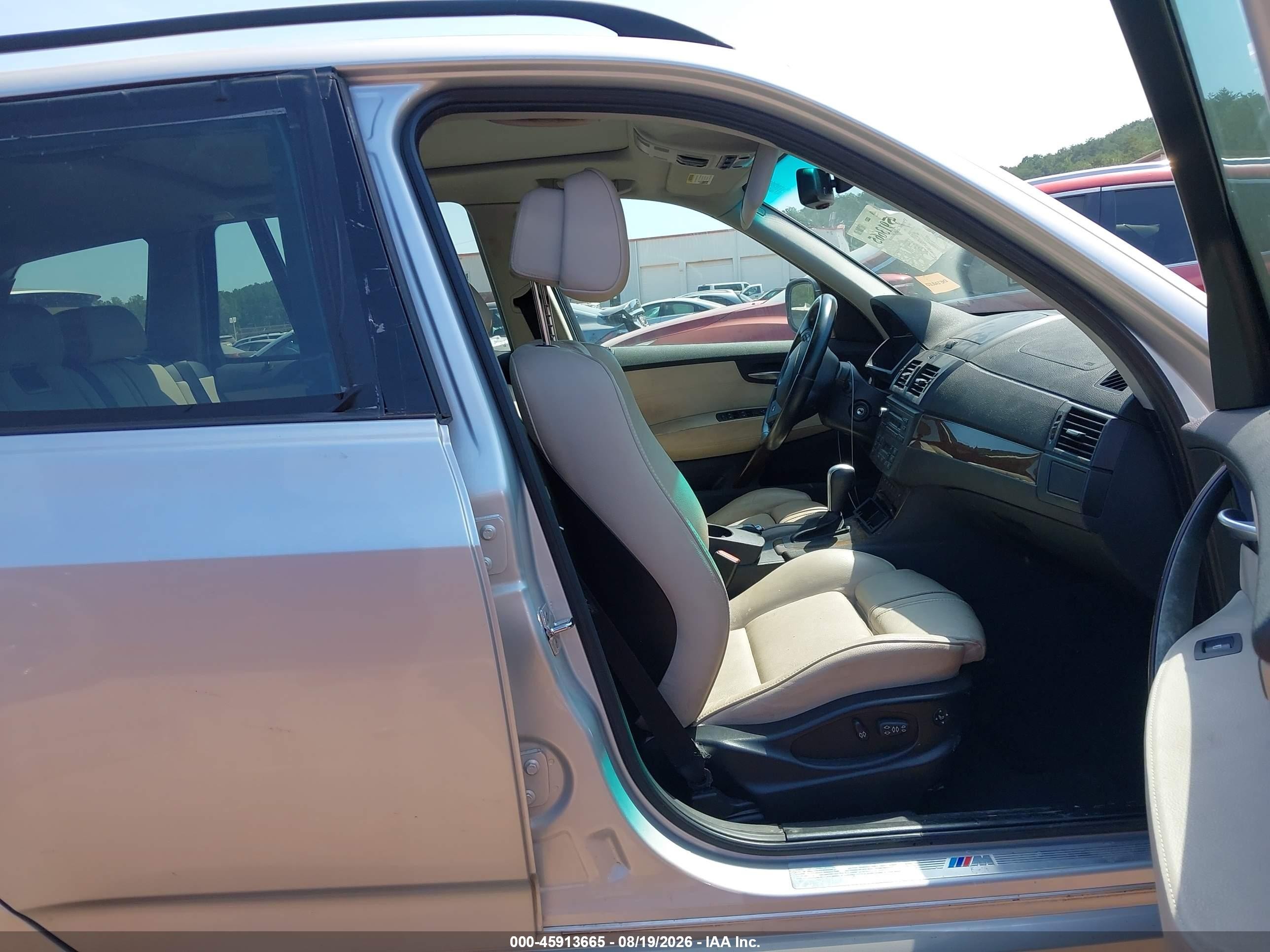 2010 Bmw X3 Xdrive30i Silver vin: WBXPC9C44AWJ38876
