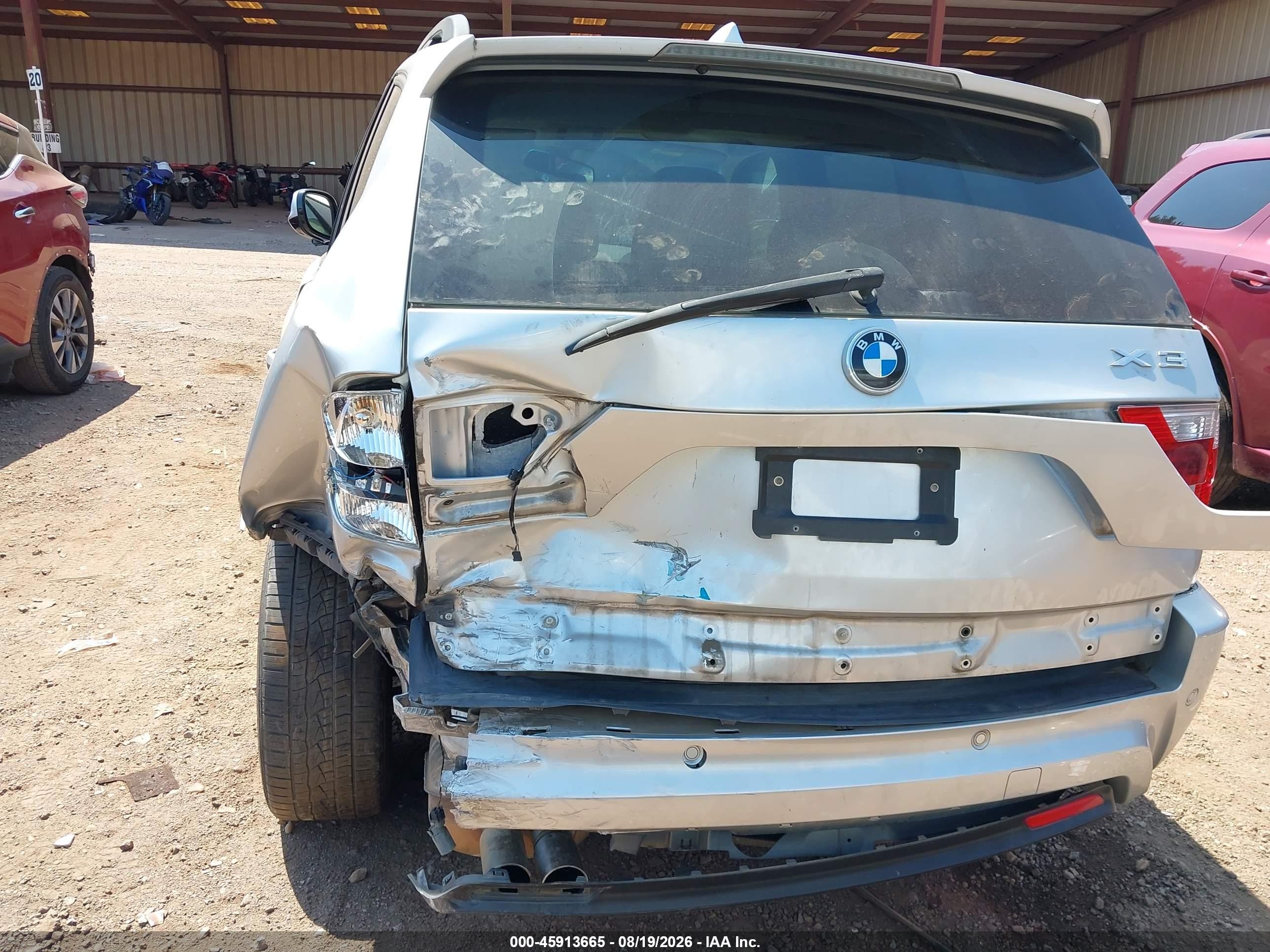 2010 Bmw X3 Xdrive30i Silver vin: WBXPC9C44AWJ38876