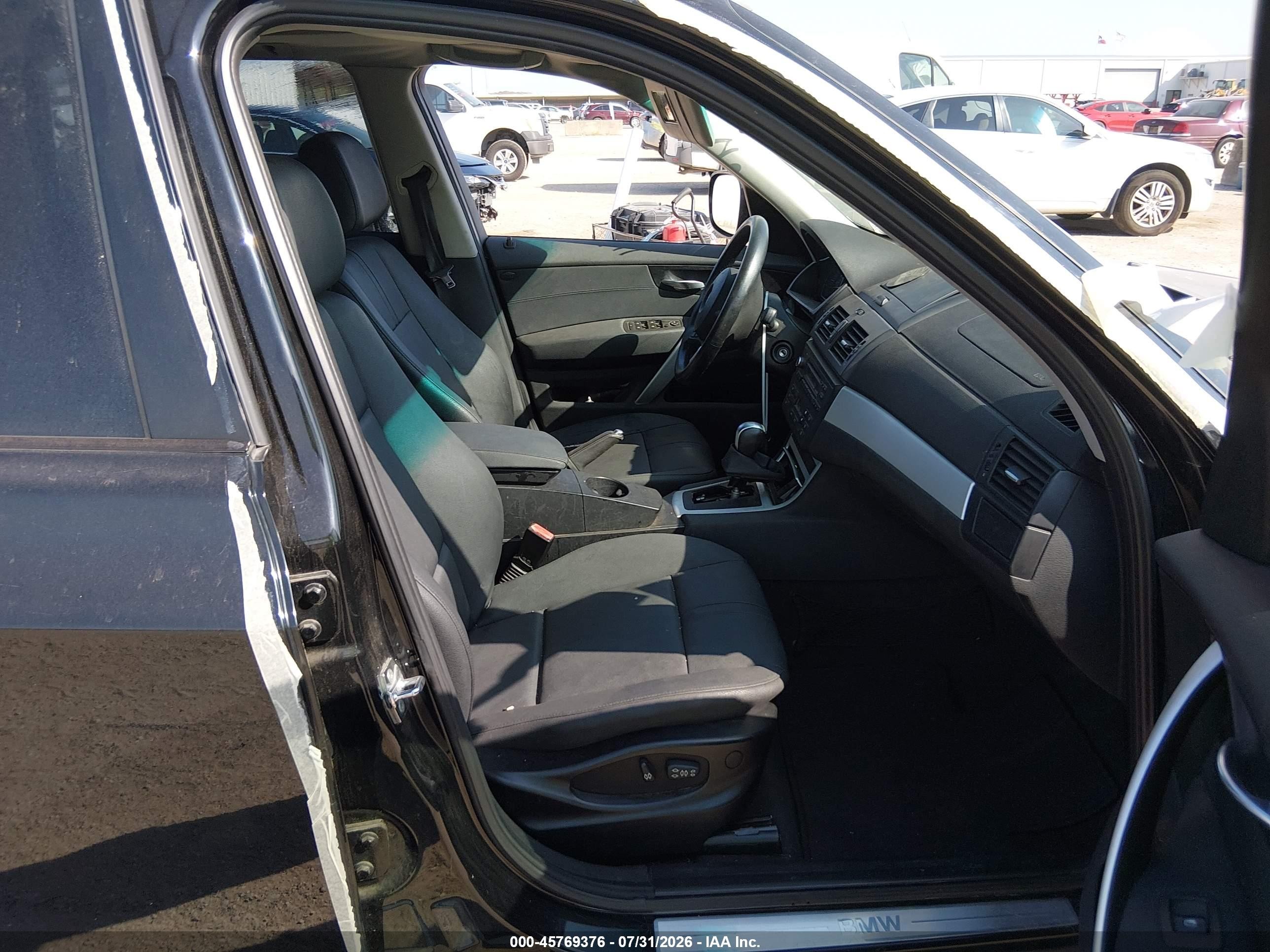 2010 Bmw X3 Xdrive30i Black vin: WBXPC9C45AWJ33881