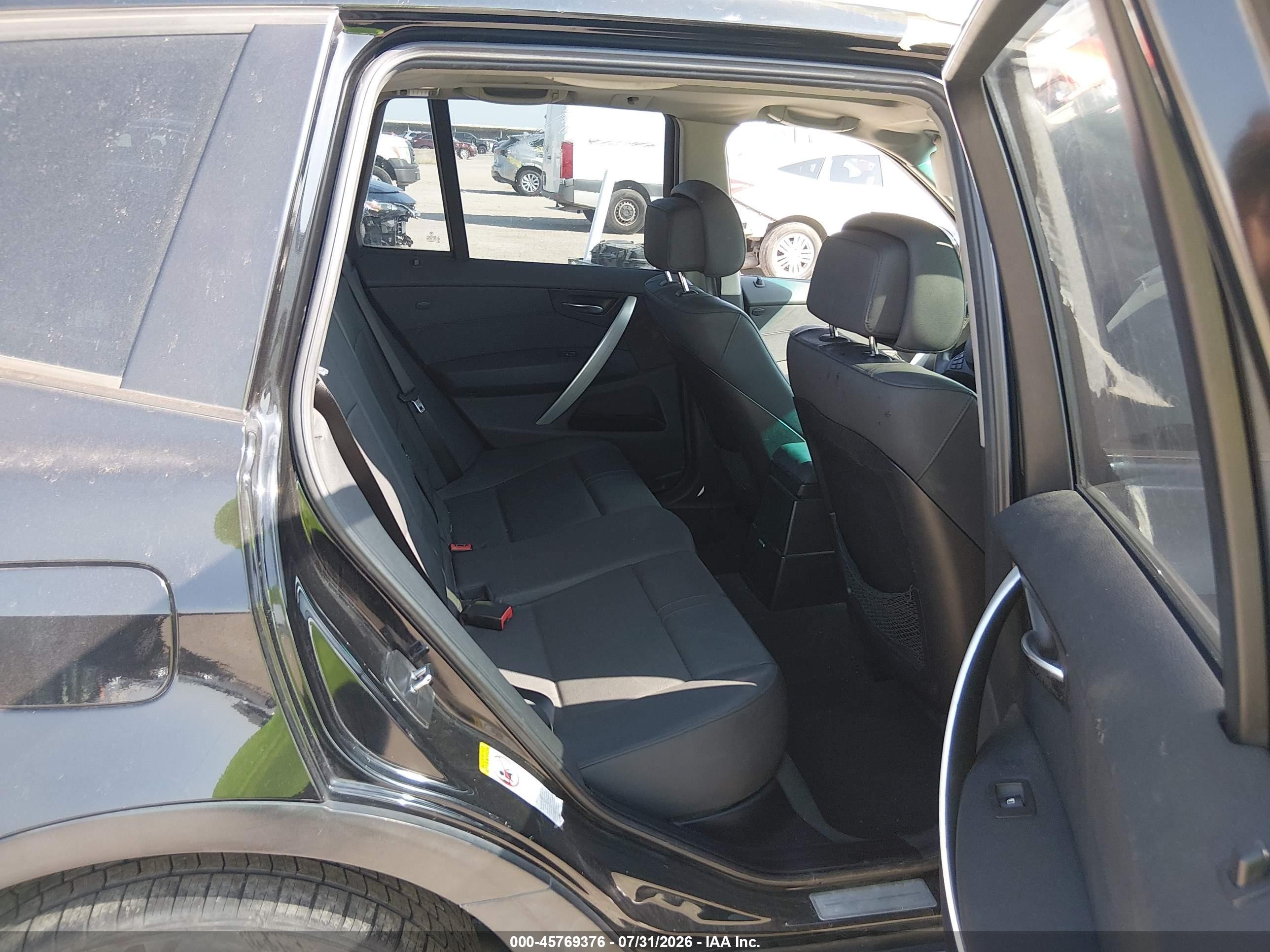 2010 Bmw X3 Xdrive30i Black vin: WBXPC9C45AWJ33881