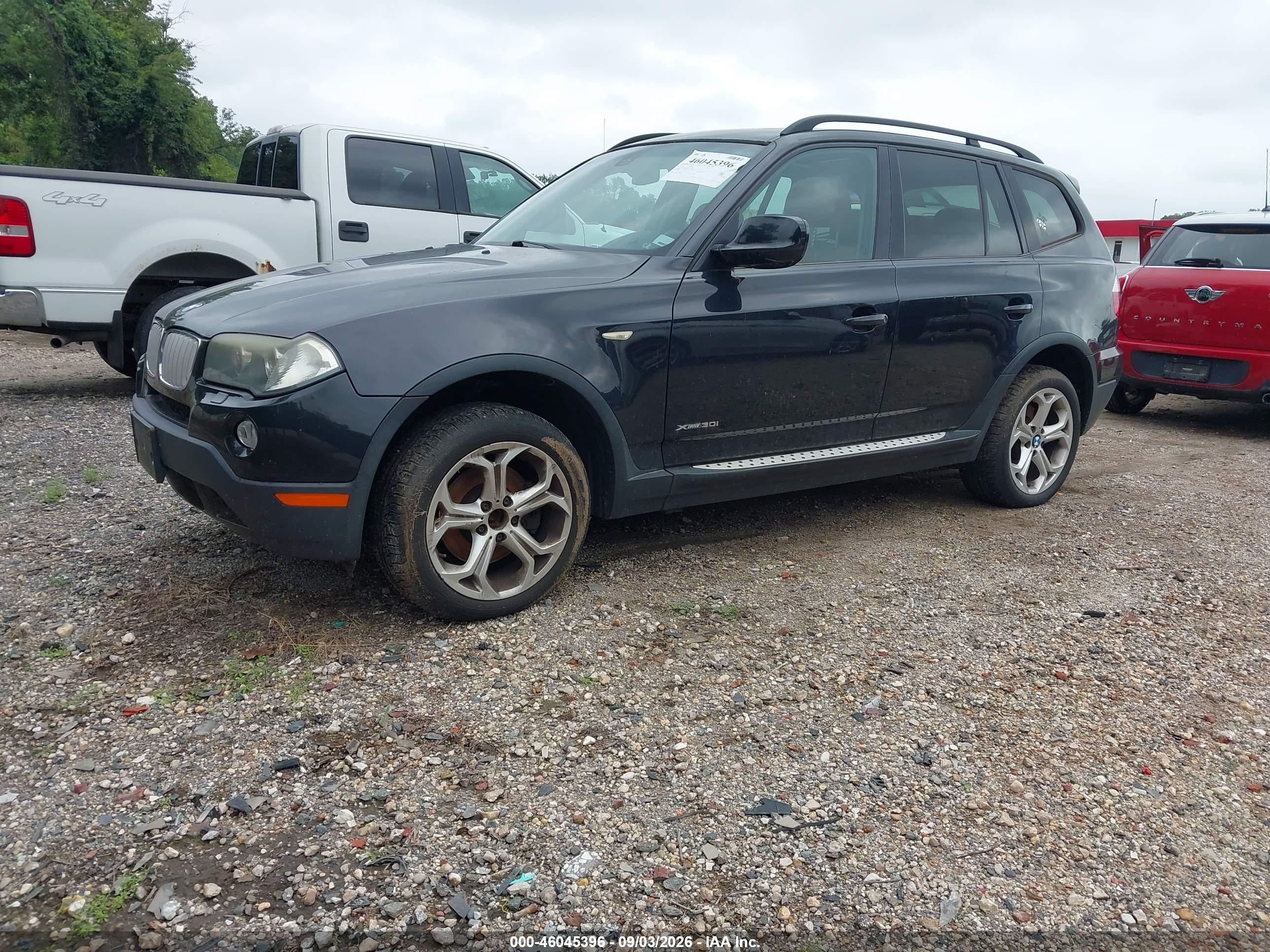 2010 Bmw X3 Xdrive30i Black vin: WBXPC9C46AWJ35526