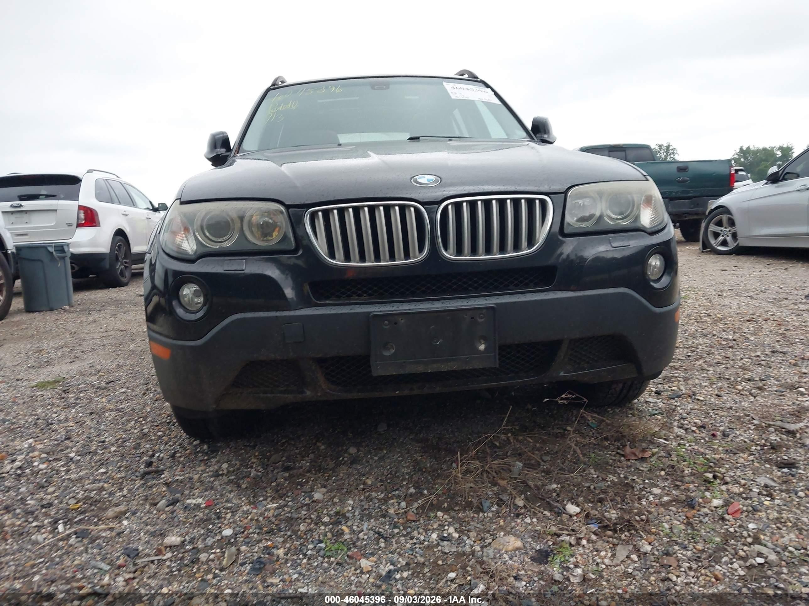 2010 Bmw X3 Xdrive30i Black vin: WBXPC9C46AWJ35526