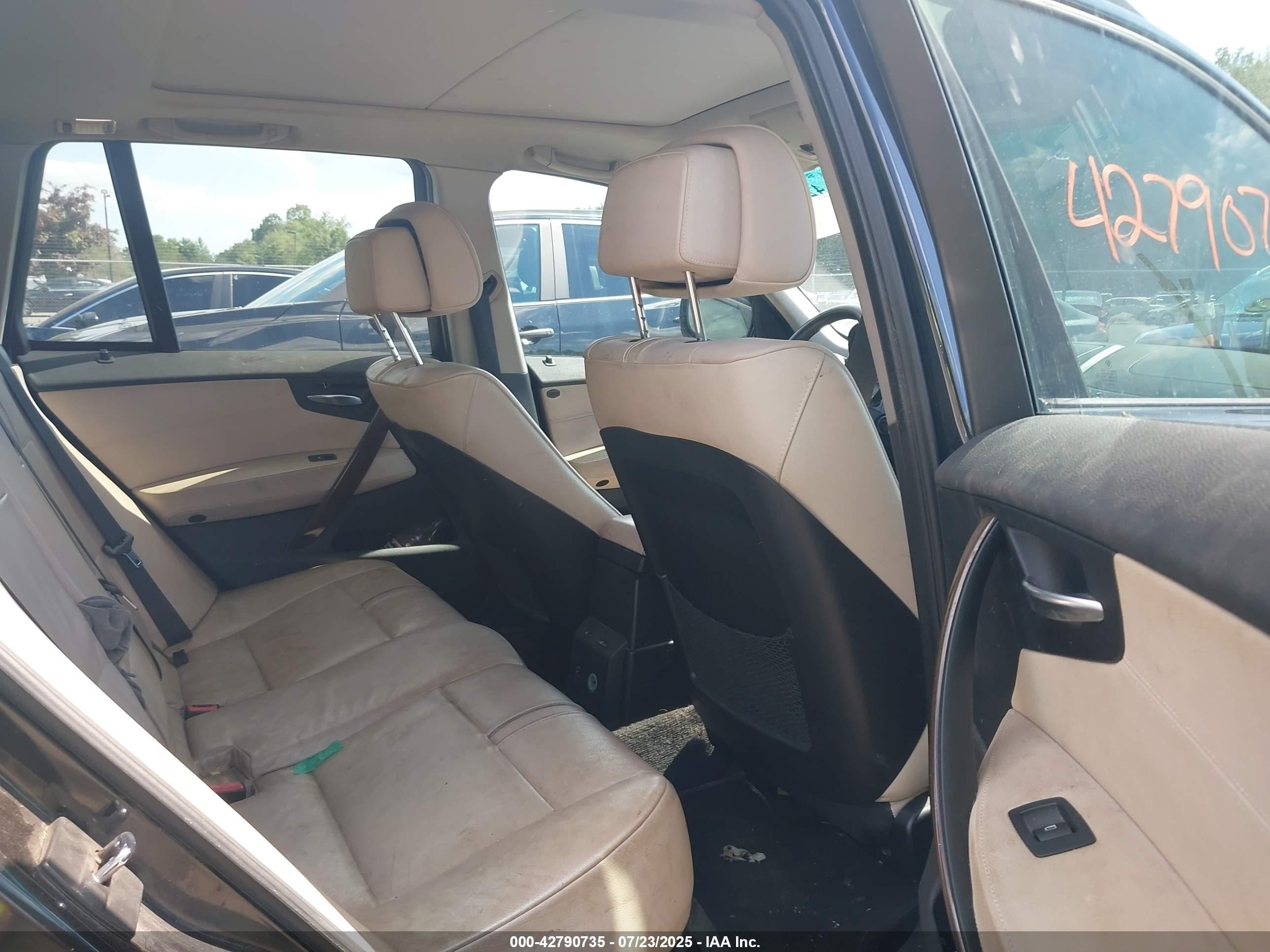 2010 Bmw X3 Xdrive30i Black vin: WBXPC9C47AWJ33316