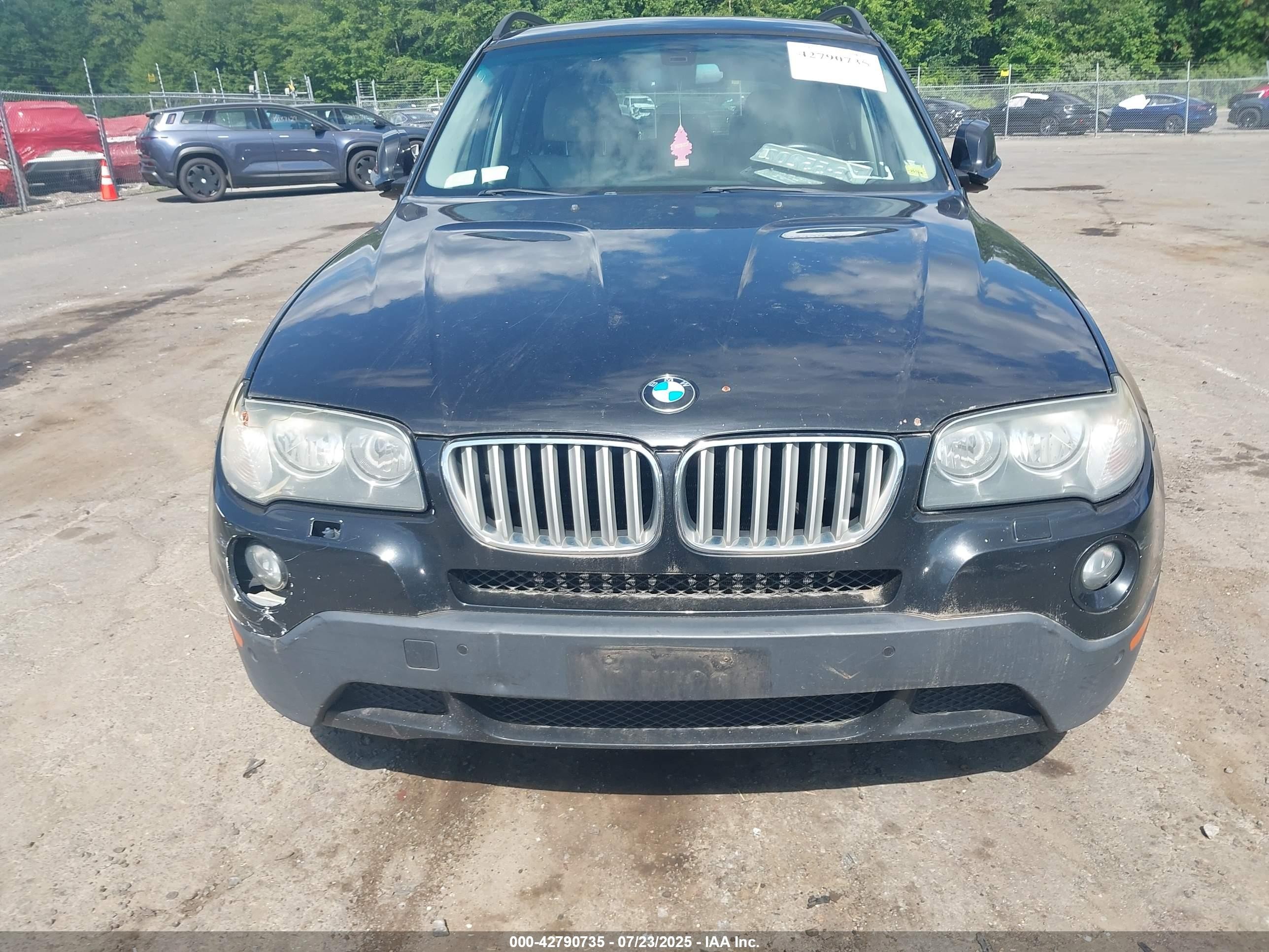 2010 Bmw X3 Xdrive30i Black vin: WBXPC9C47AWJ33316