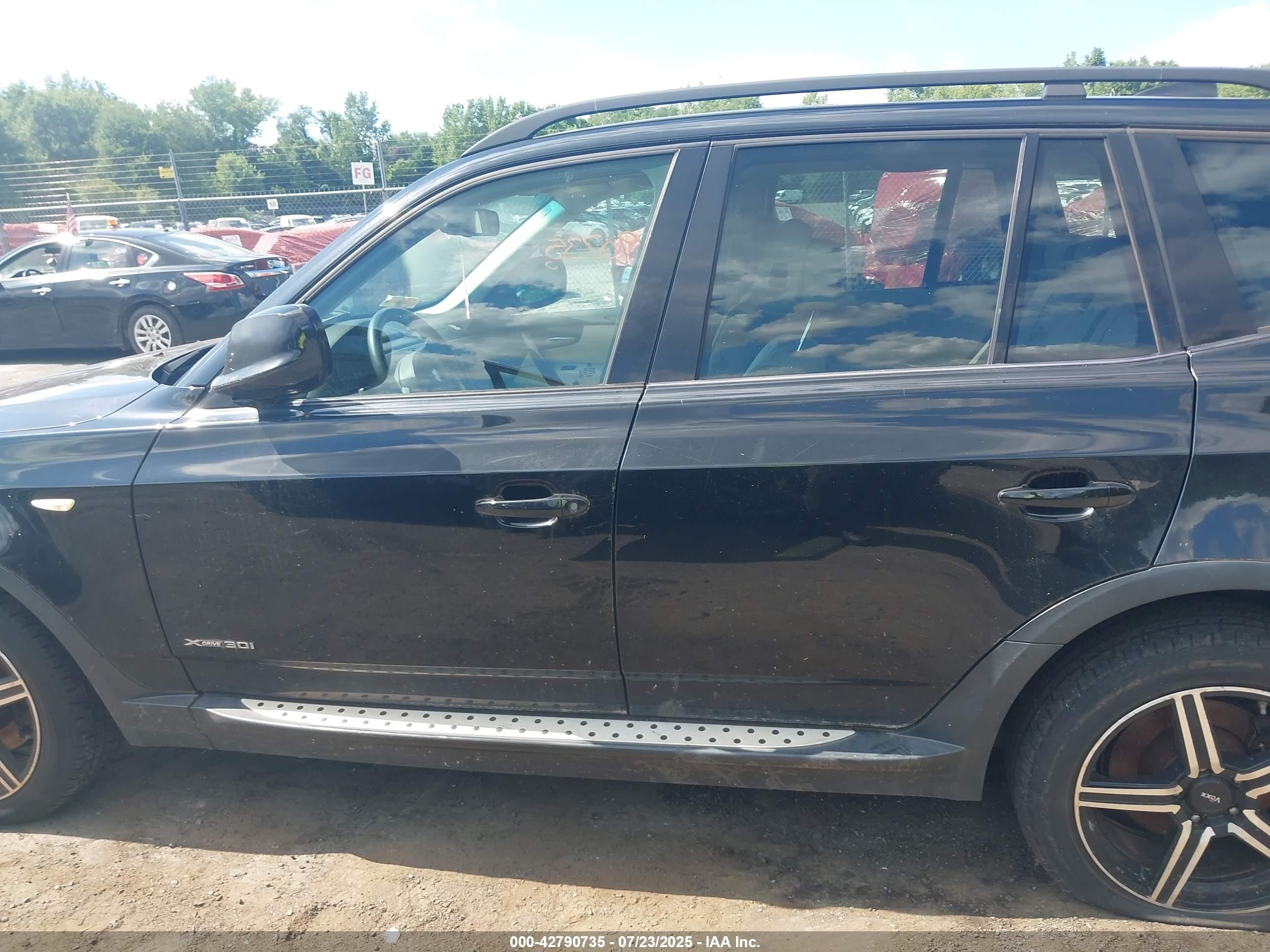 2010 Bmw X3 Xdrive30i Black vin: WBXPC9C47AWJ33316