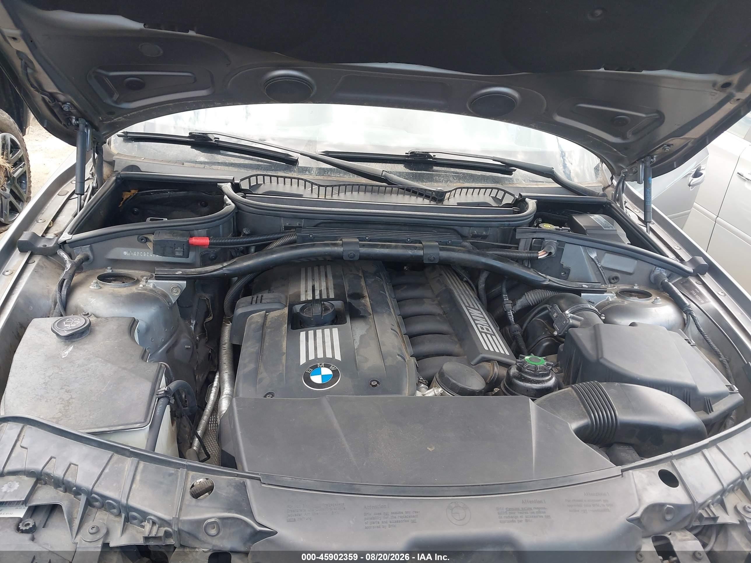 2010 Bmw X3 Xdrive30i Серый vin: WBXPC9C47AWJ36667