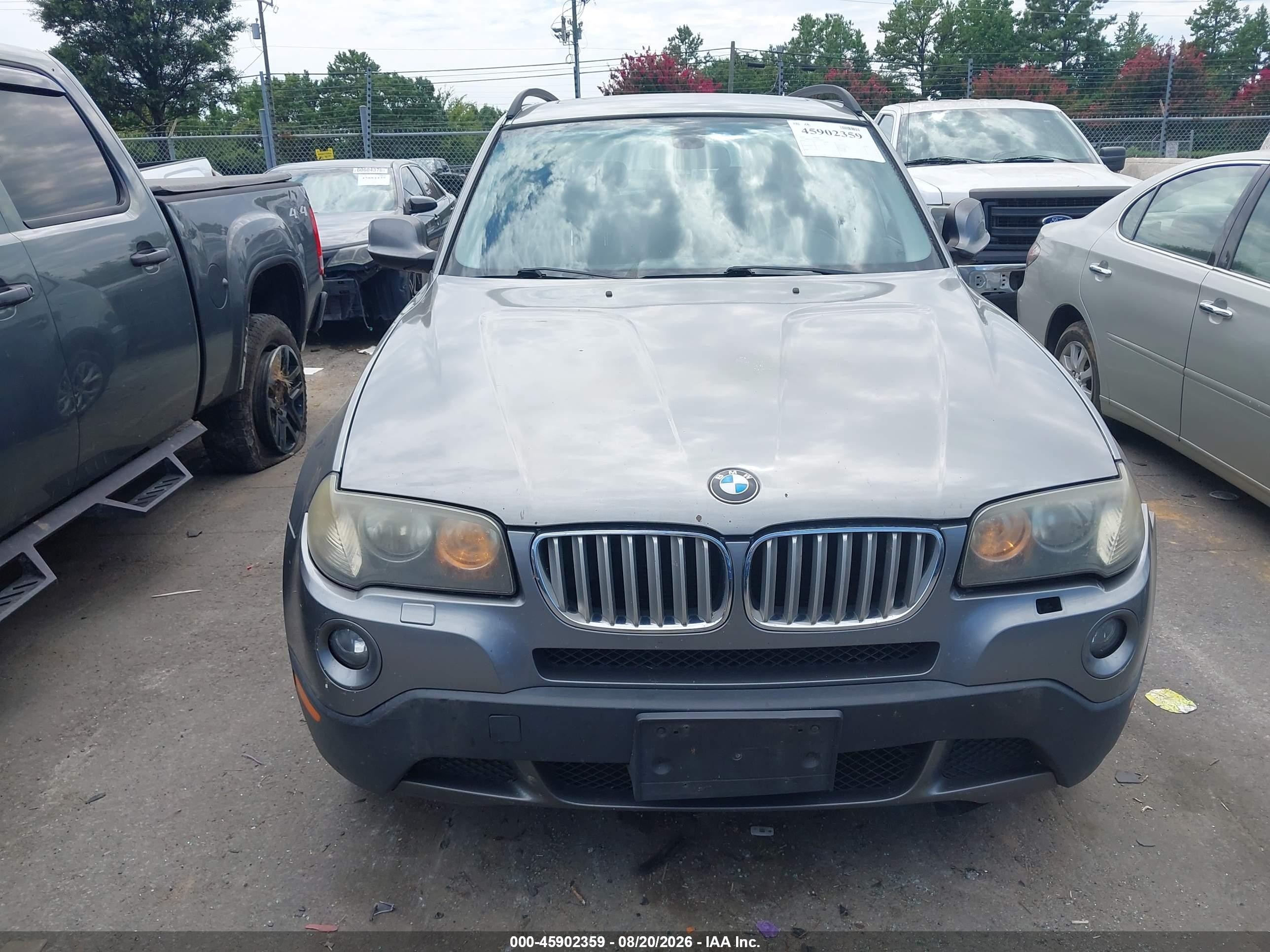 2010 Bmw X3 Xdrive30i Серый vin: WBXPC9C47AWJ36667