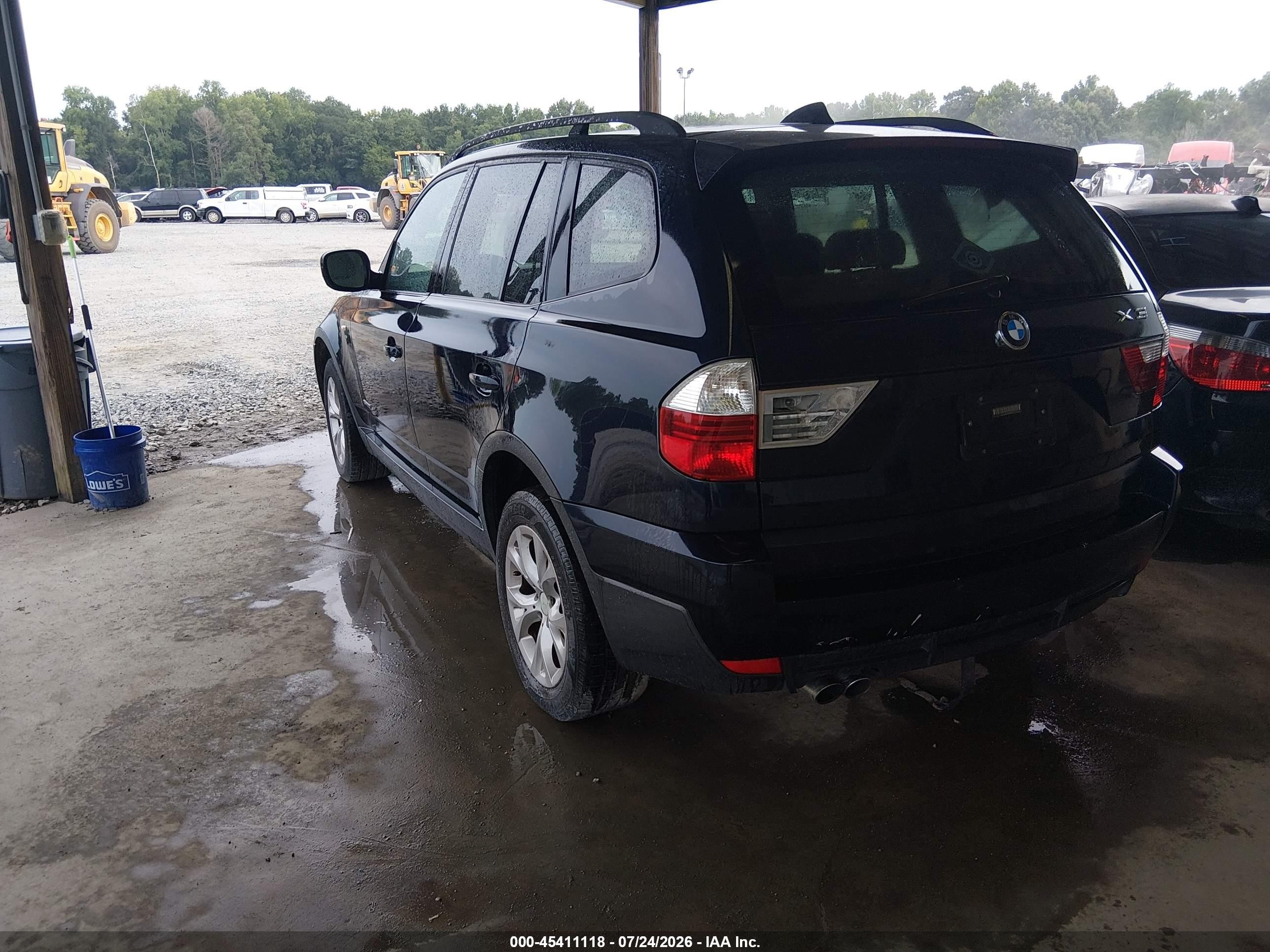 2010 Bmw X3 Xdrive30i Blue vin: WBXPC9C47AWJ38550