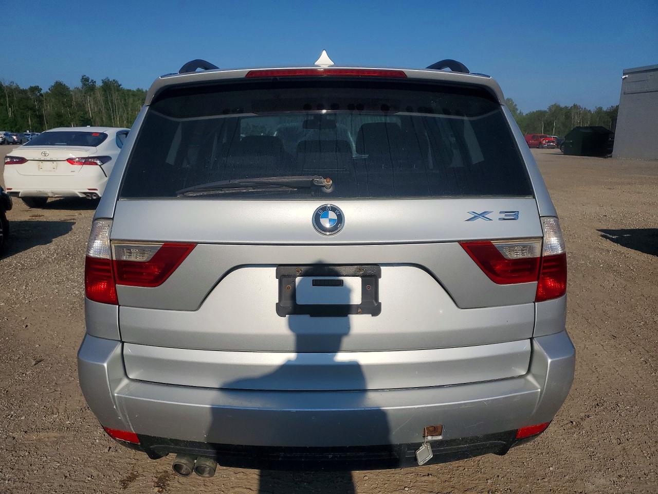 2010 Bmw X3 Xdrive30i Silver vin: WBXPC9C47AWK16177