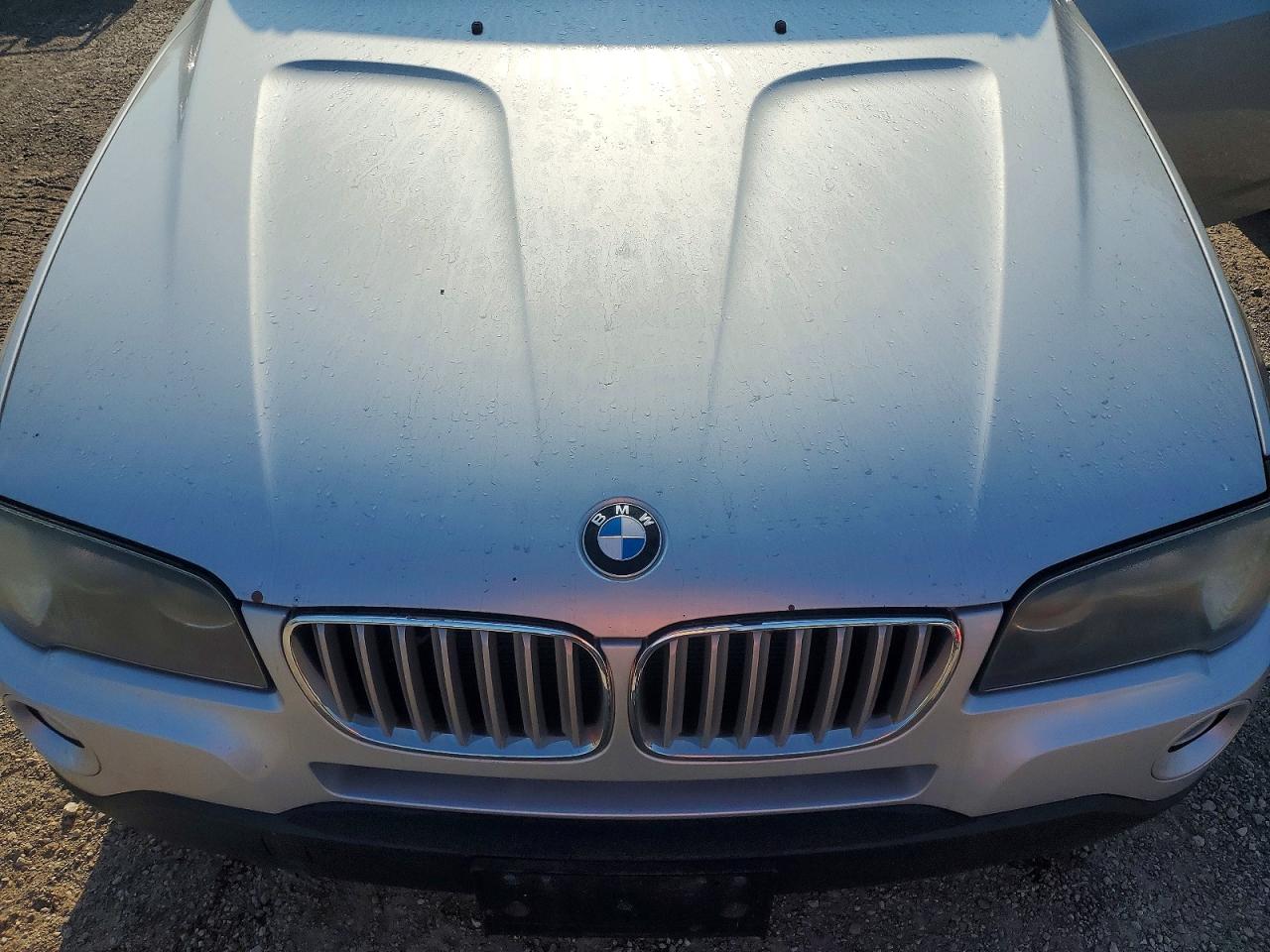 2010 Bmw X3 Xdrive30i Silver vin: WBXPC9C47AWK16177