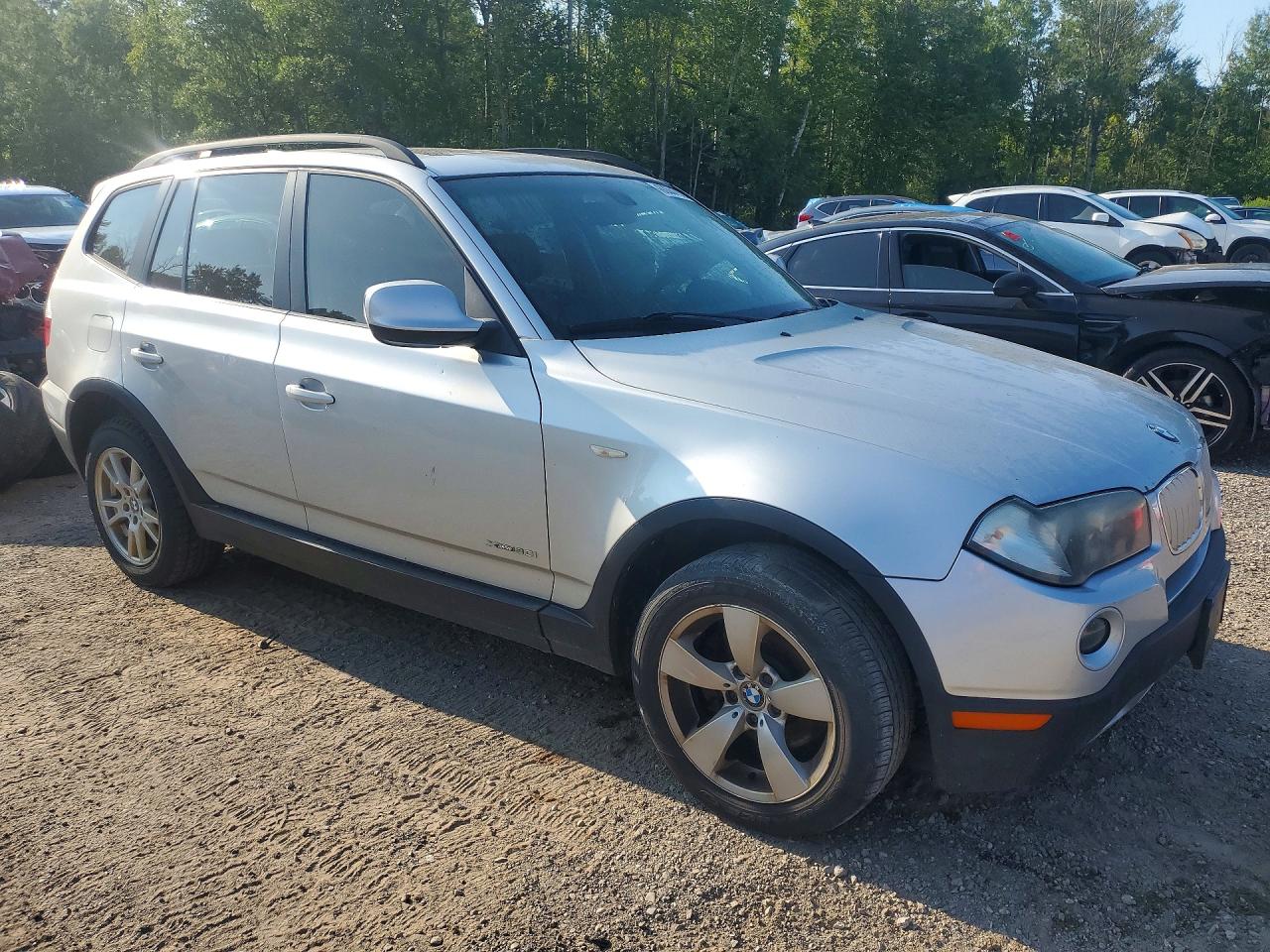 2010 Bmw X3 Xdrive30i Silver vin: WBXPC9C47AWK16177