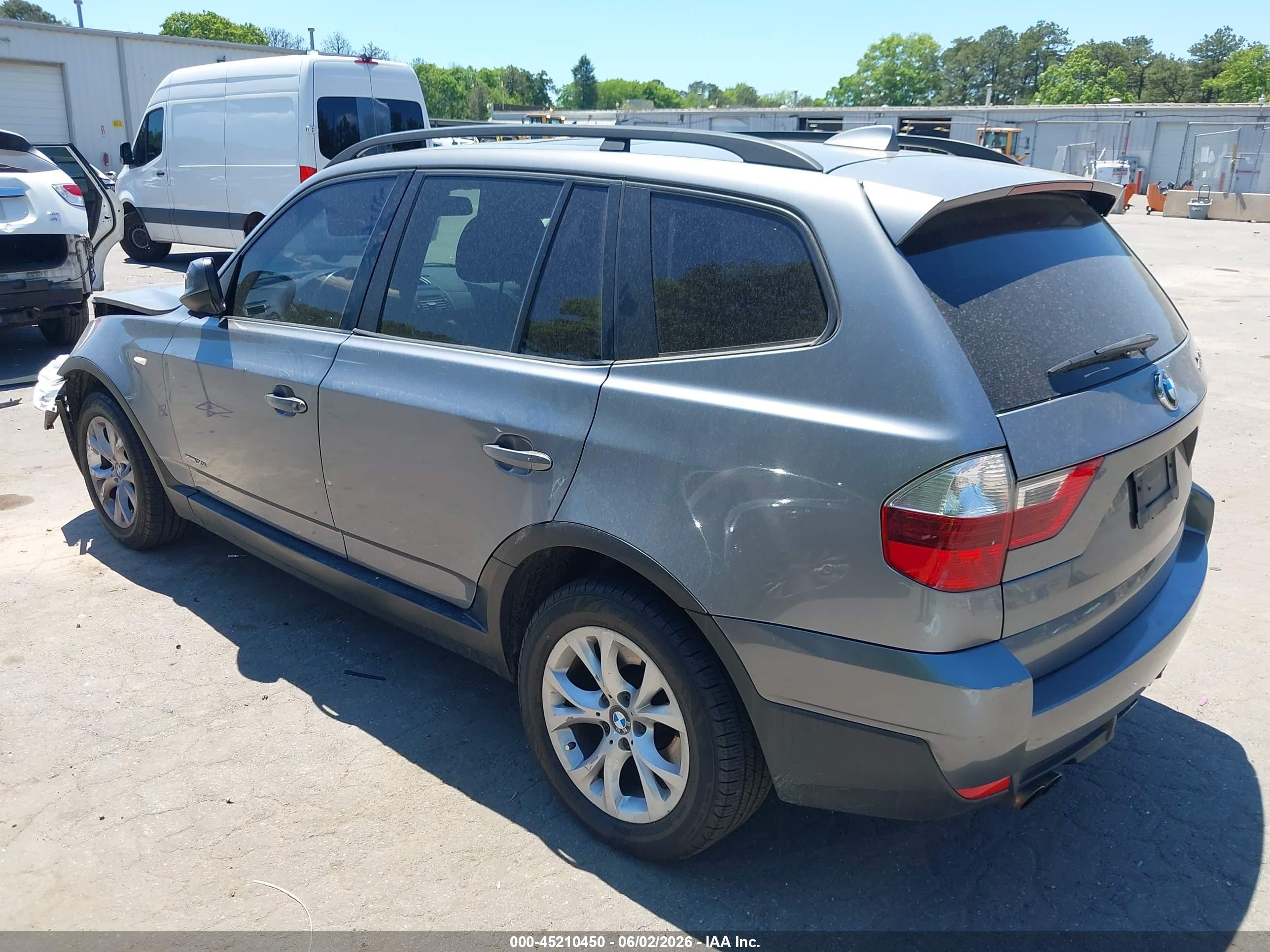 2010 Bmw X3 Xdrive30i Gray vin: WBXPC9C48AWJ33888
