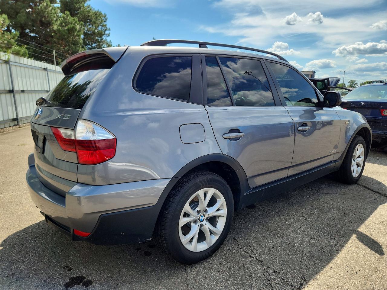 2010 Bmw X3 Xdrive30i Gray vin: WBXPC9C49AWJ32779