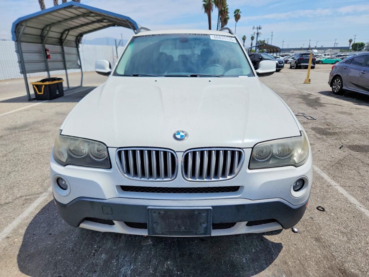 2010 Bmw X3 Xdrive30i White vin: WBXPC9C49AWJ35018