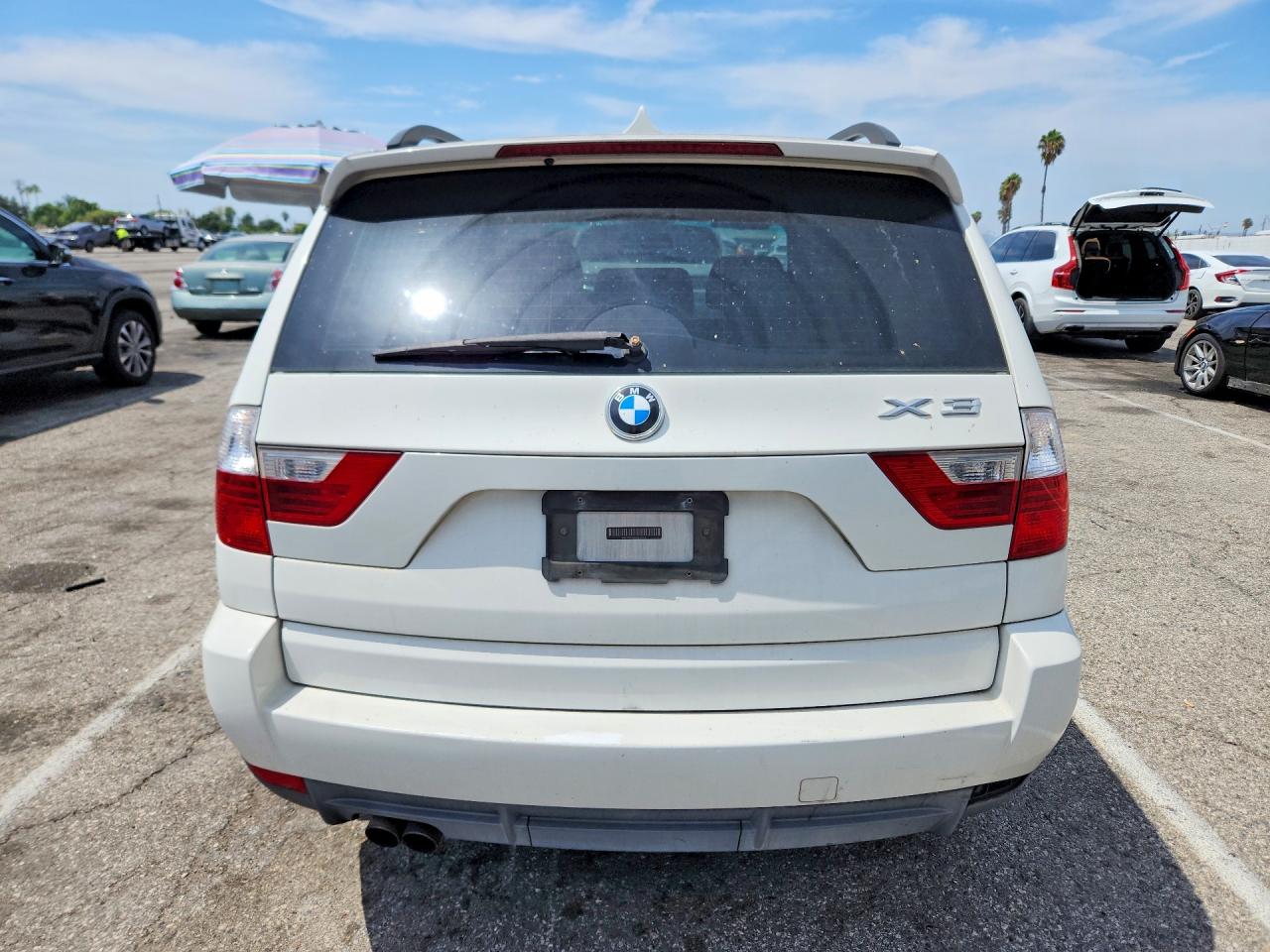 2010 Bmw X3 Xdrive30i White vin: WBXPC9C49AWJ35018