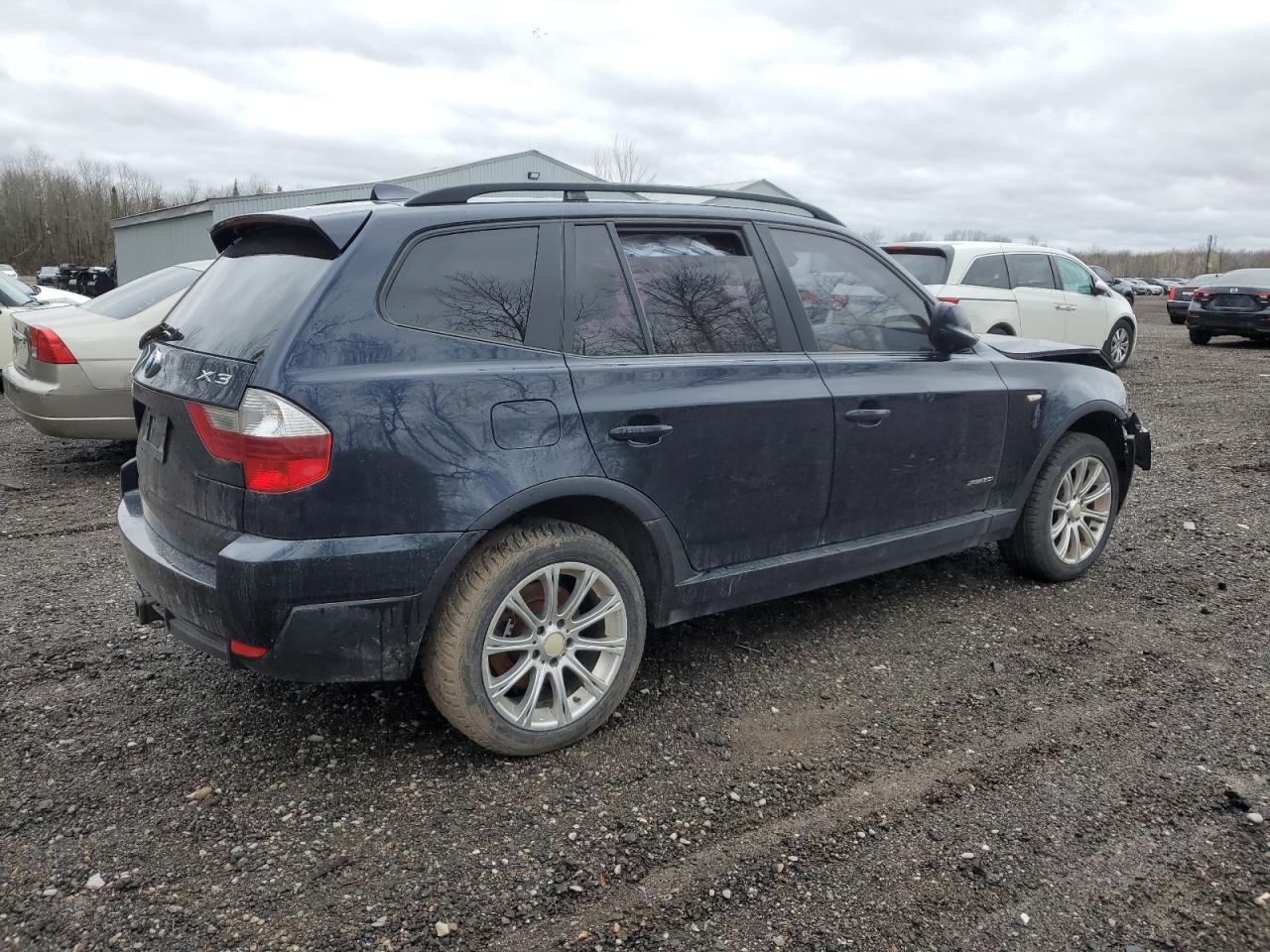 2010 Bmw X3 Xdrive30i Blue vin: WBXPC9C49AWJ35942