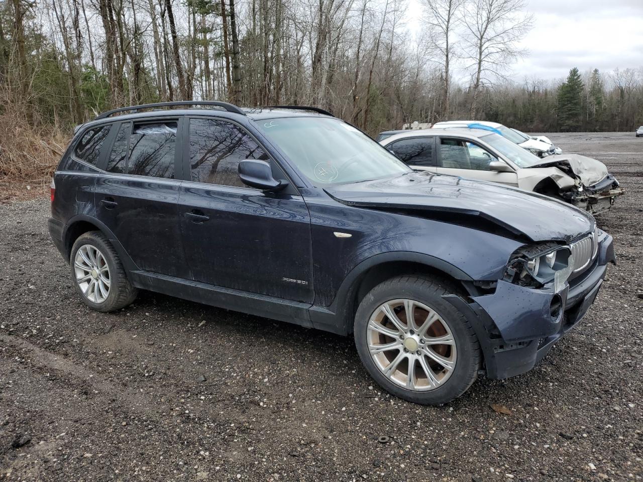 2010 Bmw X3 Xdrive30i Blue vin: WBXPC9C49AWJ35942