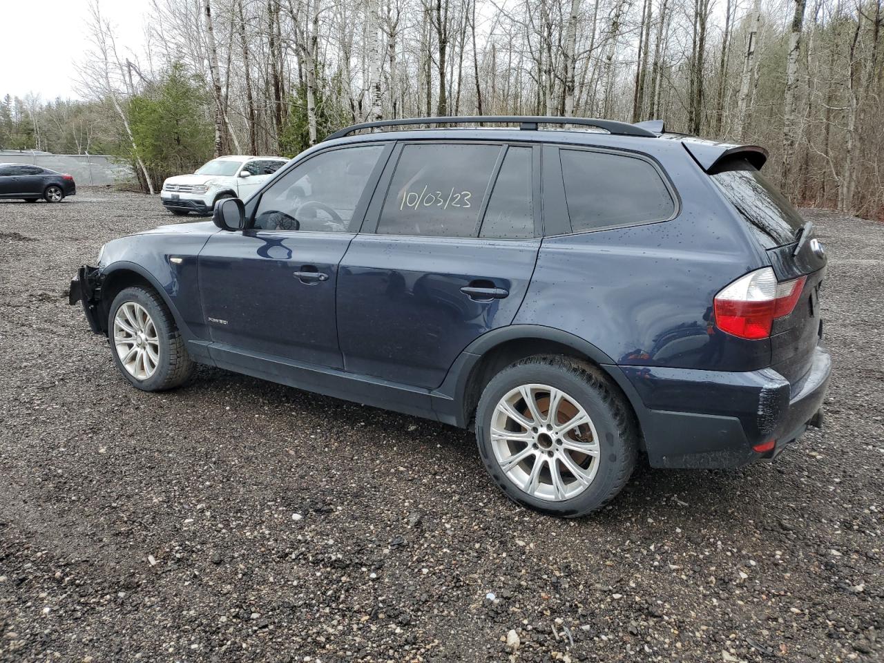 2010 Bmw X3 Xdrive30i Blue vin: WBXPC9C49AWJ35942