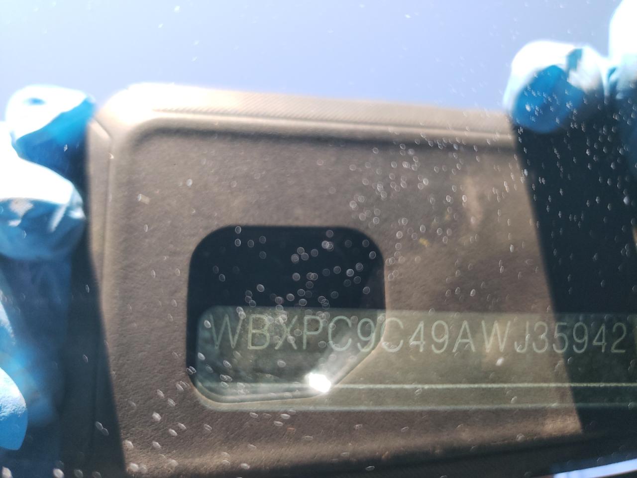 2010 Bmw X3 Xdrive30i Blue vin: WBXPC9C49AWJ35942