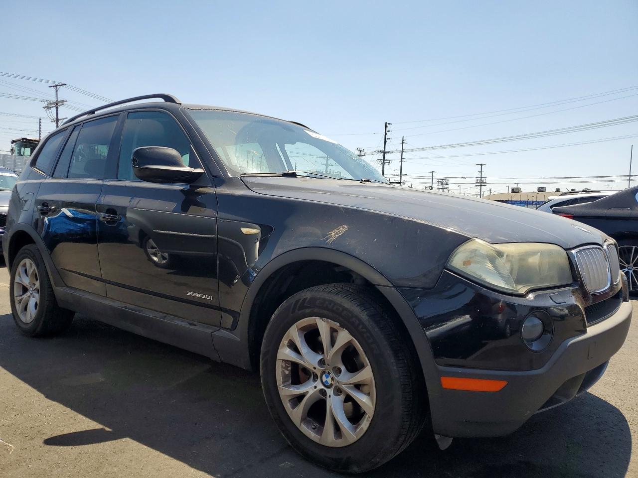 2010 Bmw X3 Xdrive30i Black vin: WBXPC9C4XAWJ36100
