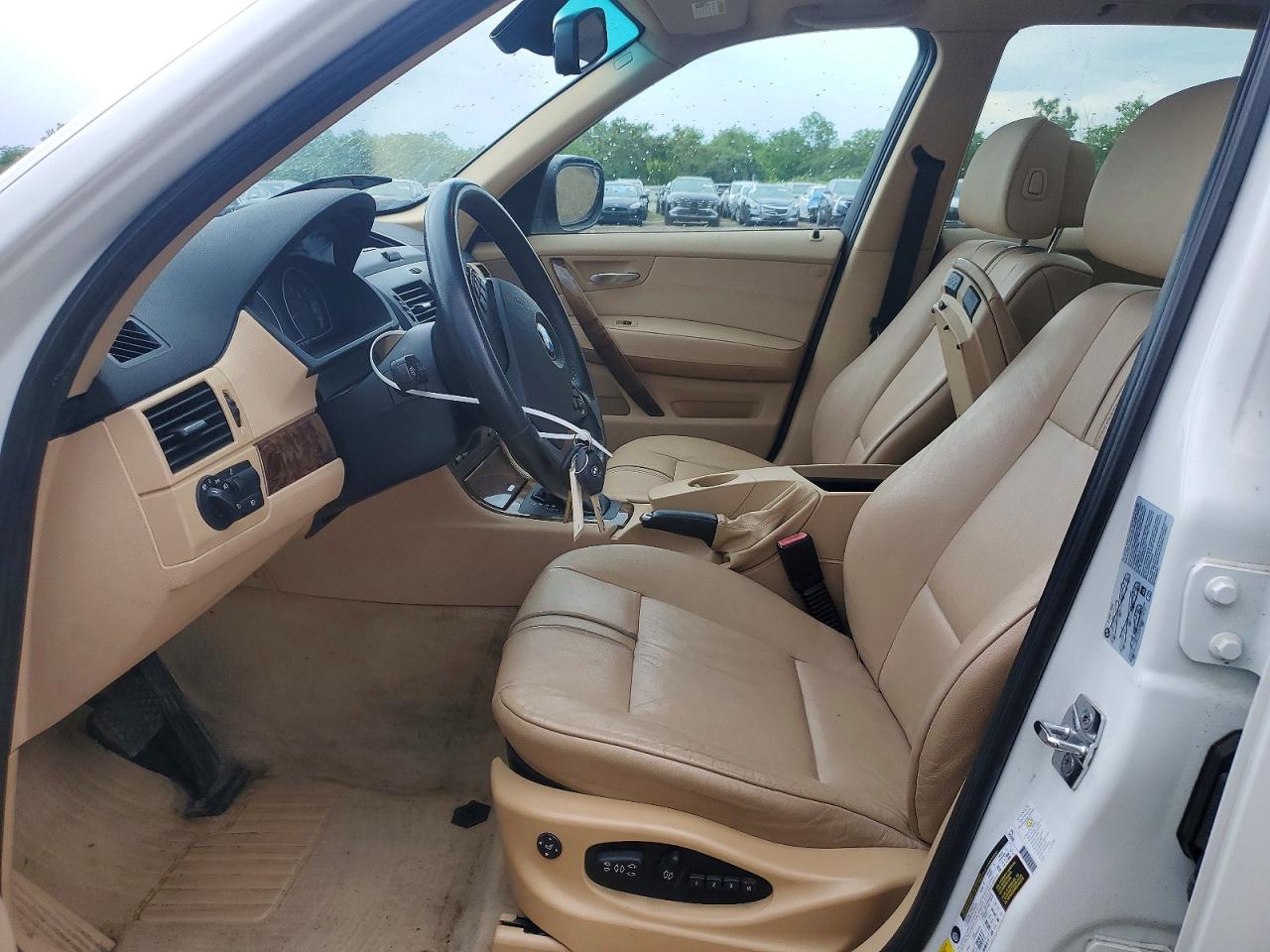 2010 Bmw X3 Xdrive30i White vin: WBXPC9C4XAWJ36159