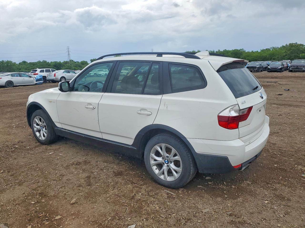 2010 Bmw X3 Xdrive30i White vin: WBXPC9C4XAWJ36159