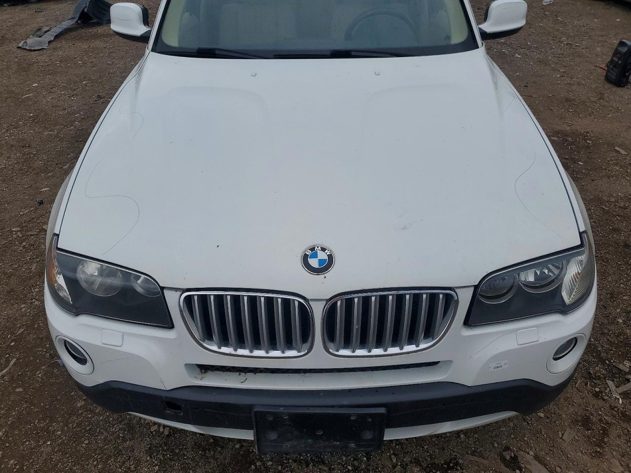 2010 Bmw X3 Xdrive30i White vin: WBXPC9C4XAWJ36159