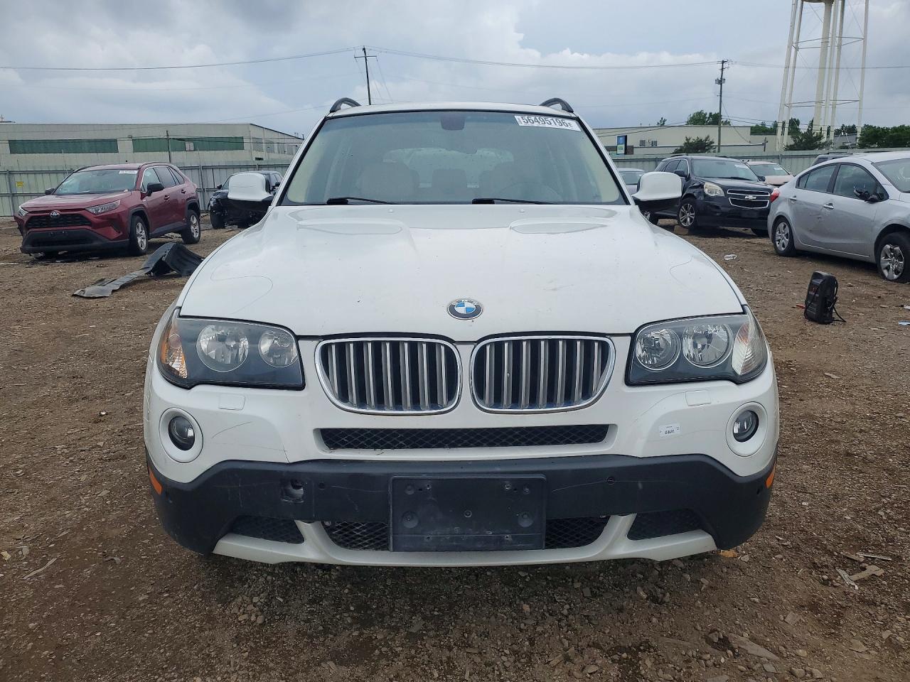 2010 Bmw X3 Xdrive30i White vin: WBXPC9C4XAWJ36159
