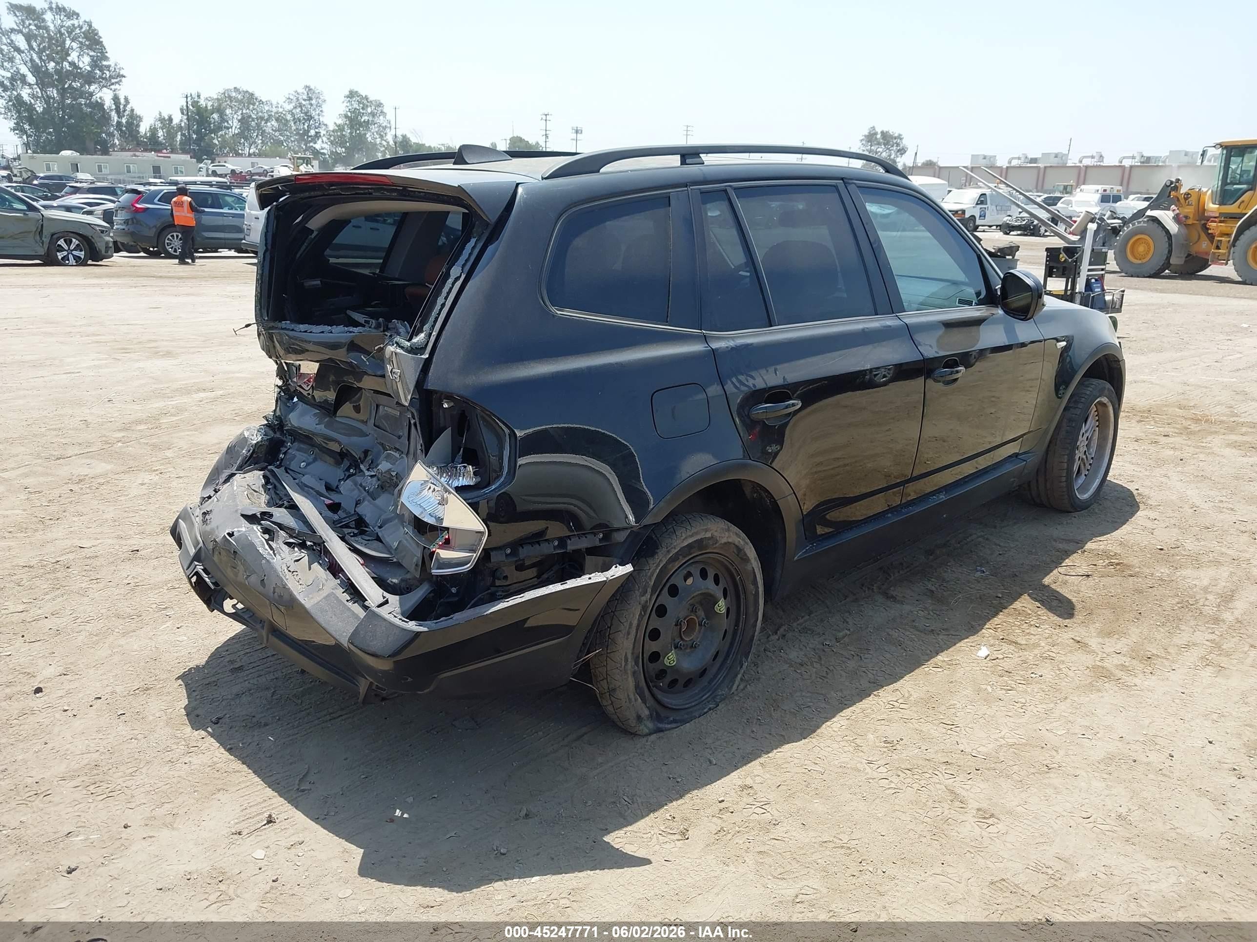 2010 Bmw X3 Xdrive30i Black vin: WBXPC9C4XAWJ39224
