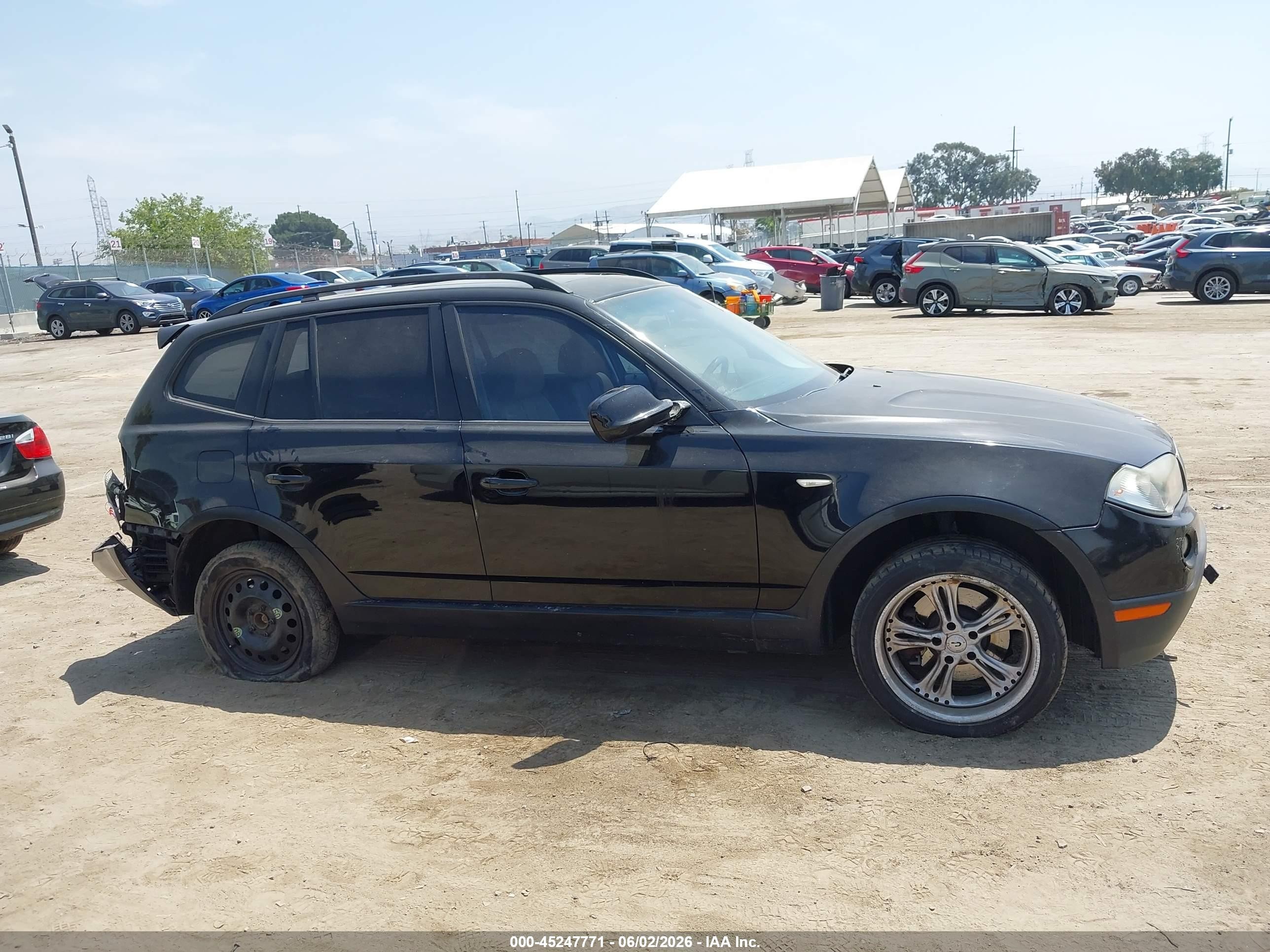 2010 Bmw X3 Xdrive30i Black vin: WBXPC9C4XAWJ39224