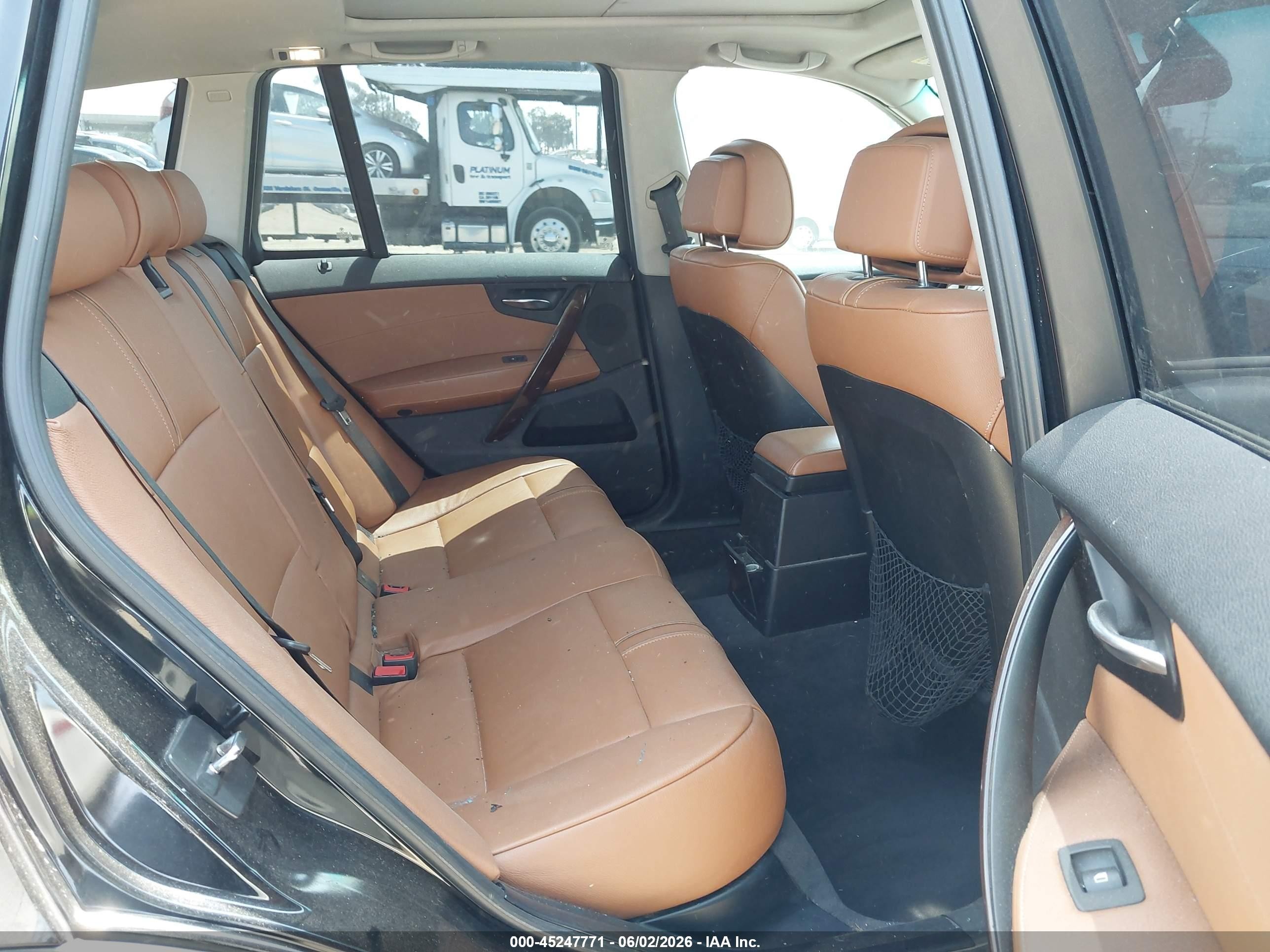 2010 Bmw X3 Xdrive30i Black vin: WBXPC9C4XAWJ39224