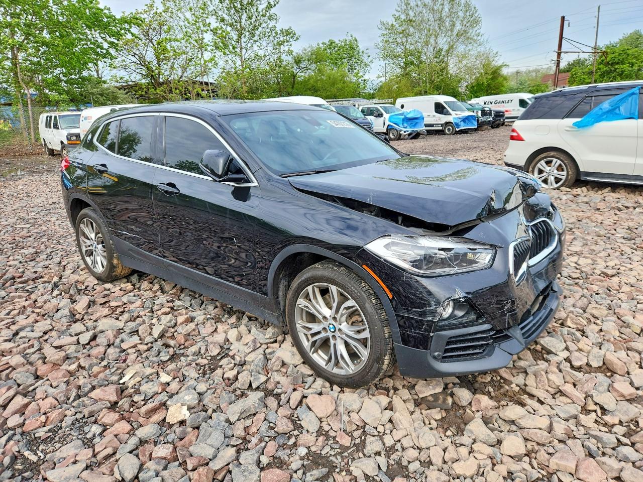 2020 Bmw X2 Sdrive28i Черный vin: WBXYH9C05L5P15636