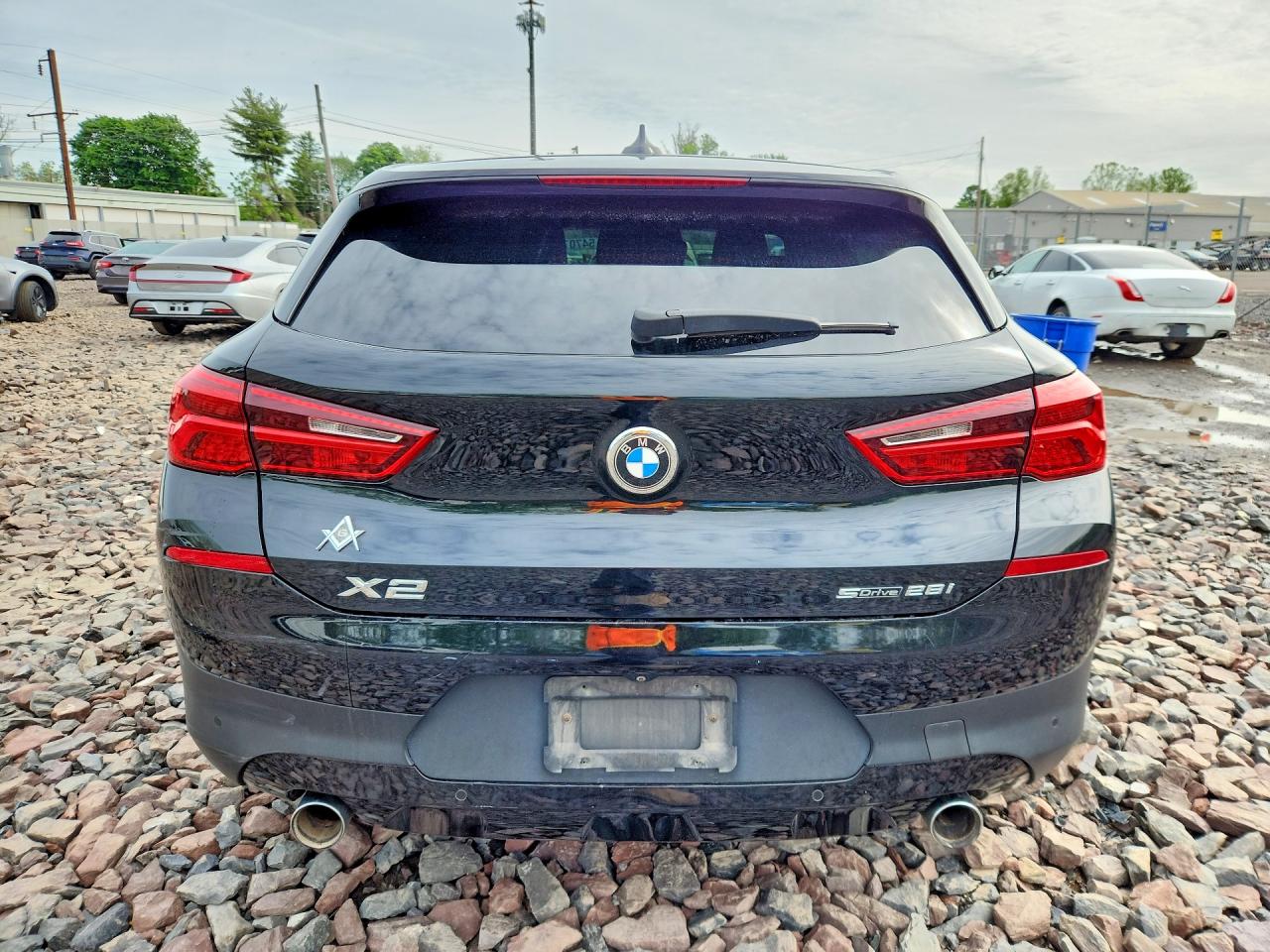 2020 Bmw X2 Sdrive28i Черный vin: WBXYH9C05L5P15636
