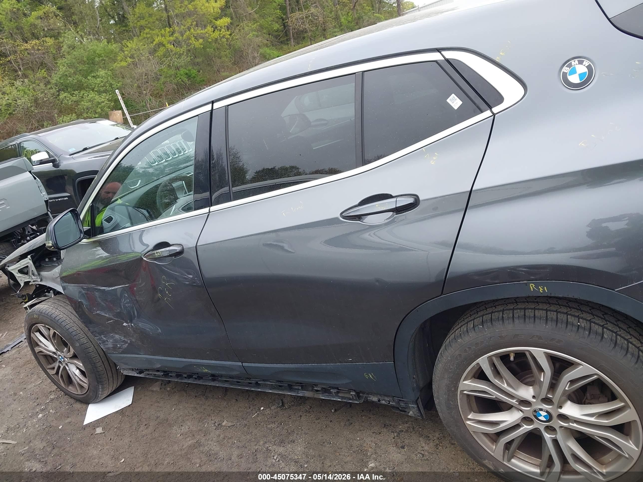 2019 Bmw X2 Sdrive28i Gray vin: WBXYJ3C53KEP77645