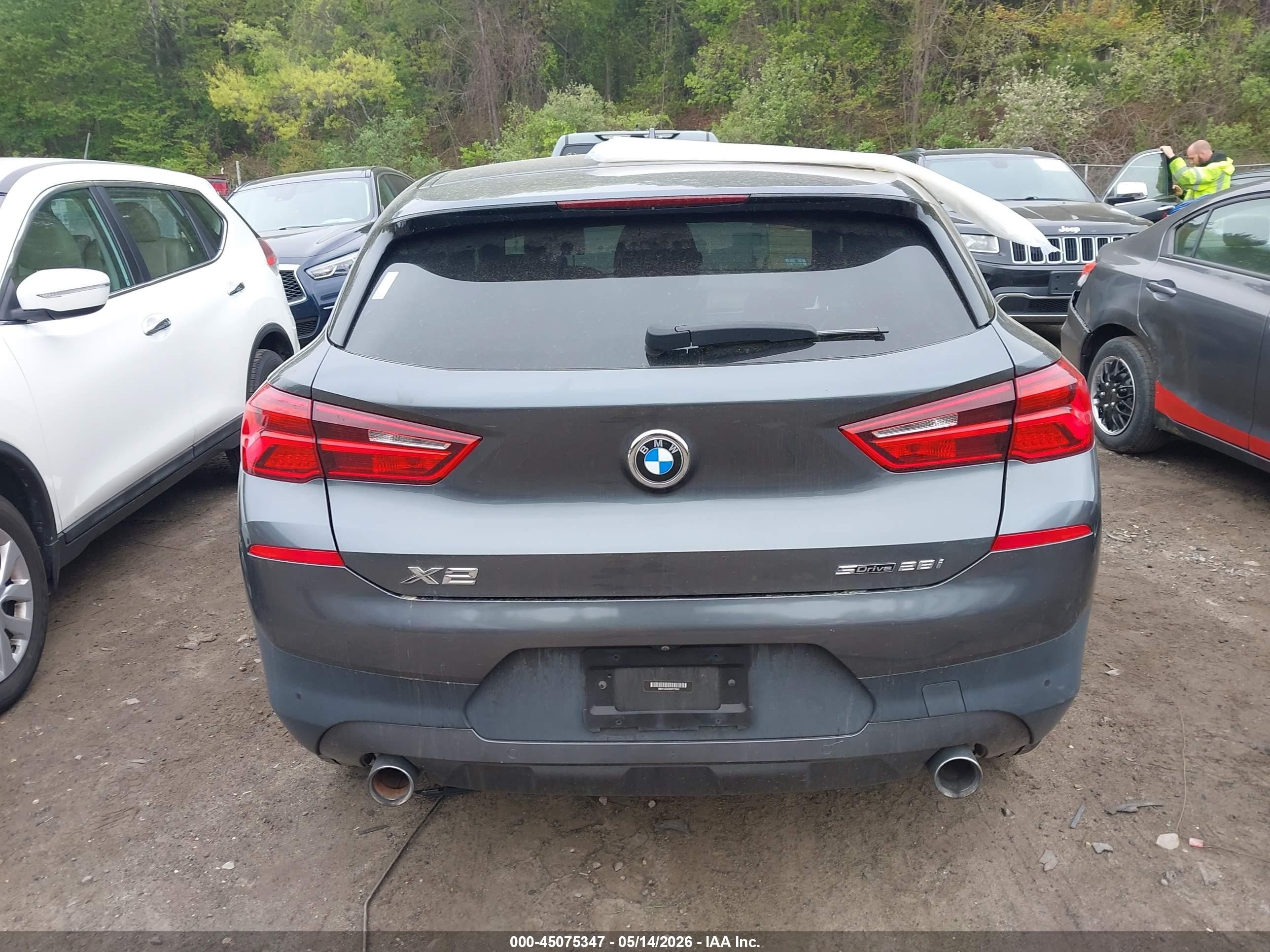 2019 Bmw X2 Sdrive28i Gray vin: WBXYJ3C53KEP77645