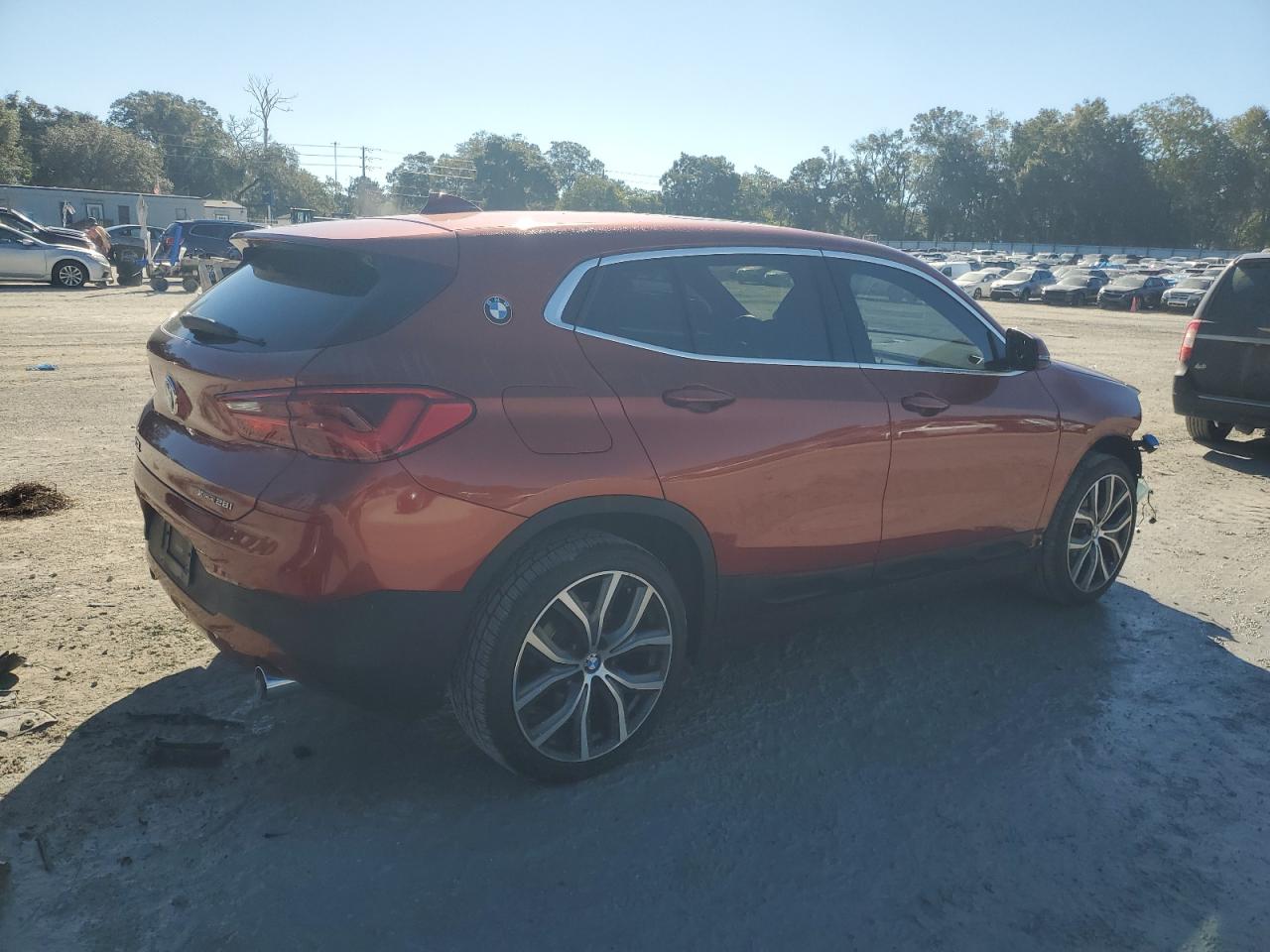 2018 Bmw X2 Xdrive28i Оранжевый vin: WBXYJ5C36JEF80187