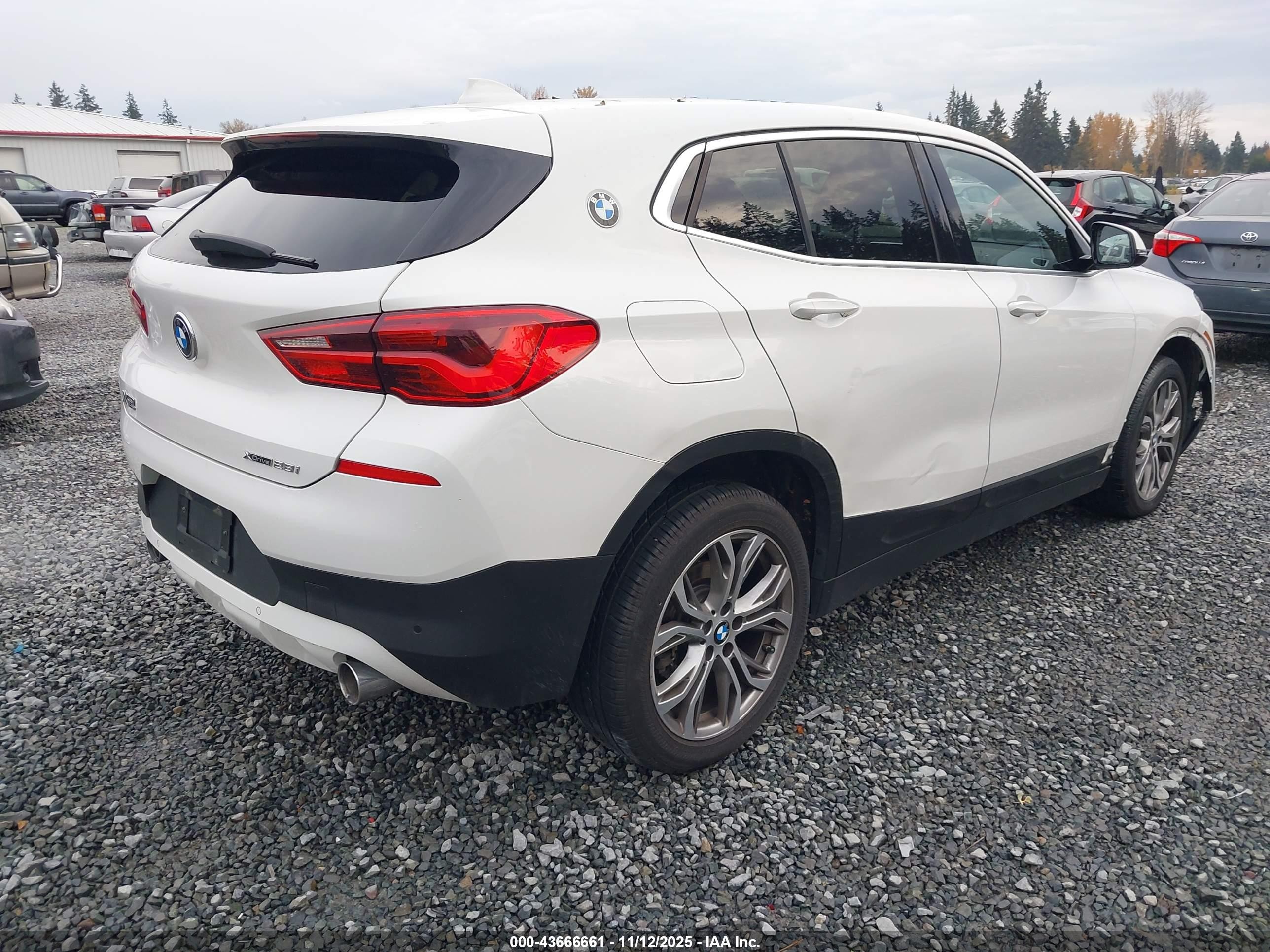 2019 Bmw X2 Xdrive28i White vin: WBXYJ5C55KEF82712