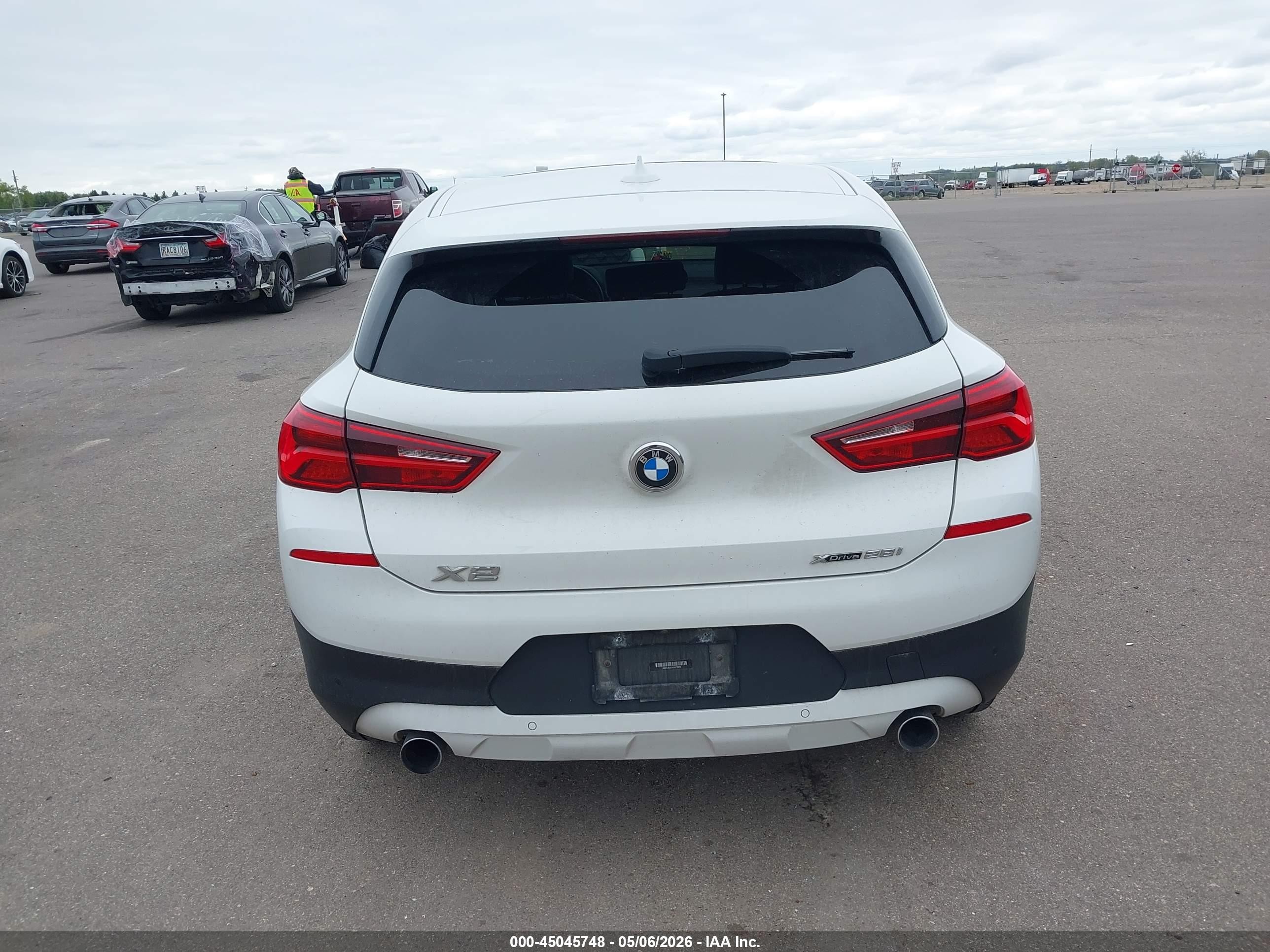 2019 Bmw X2 Xdrive28i Белый vin: WBXYJ5C57K5N73670