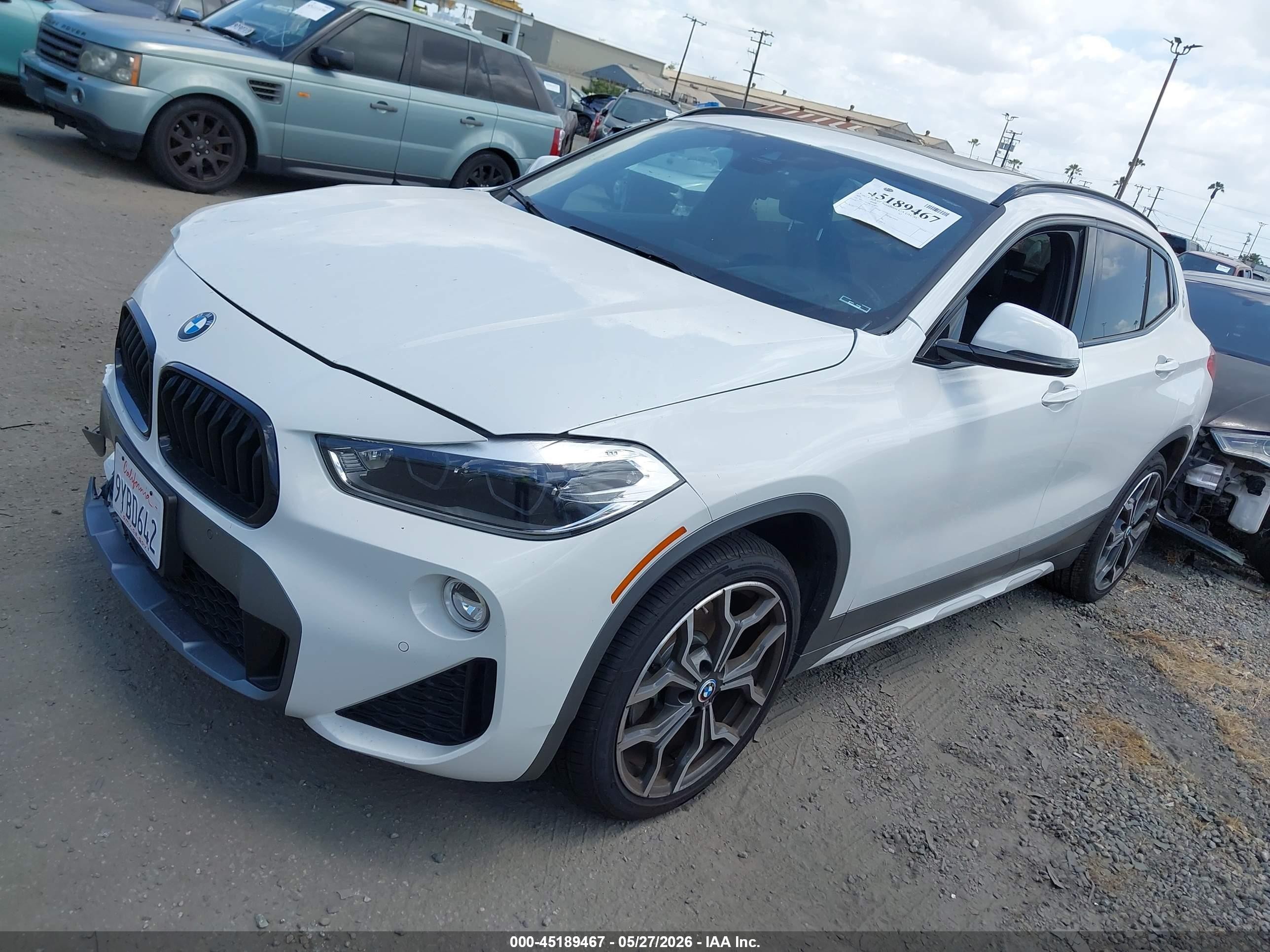 2019 Bmw X2 Xdrive28i White vin: WBXYJ5C59K5N78935