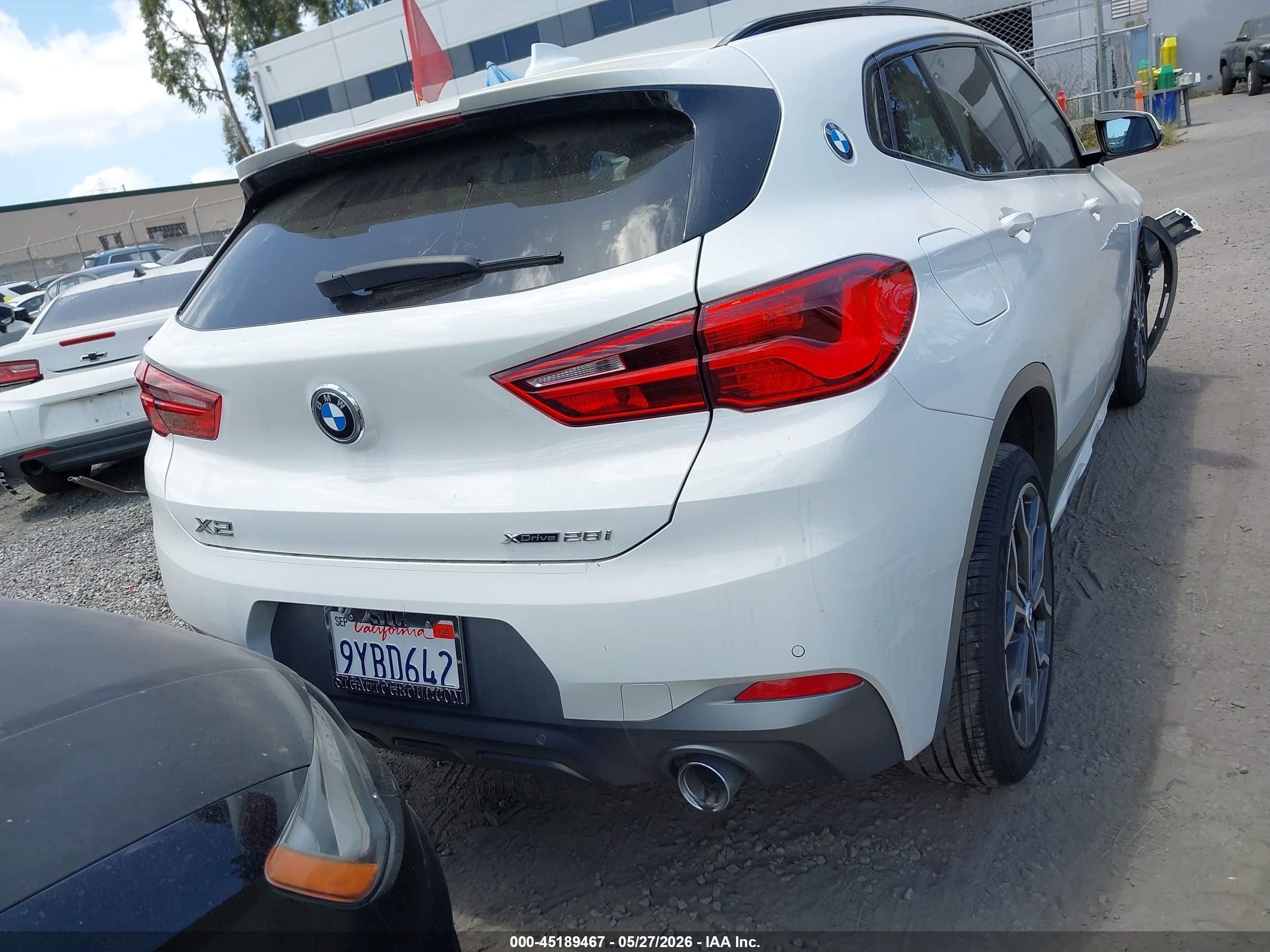 2019 Bmw X2 Xdrive28i White vin: WBXYJ5C59K5N78935