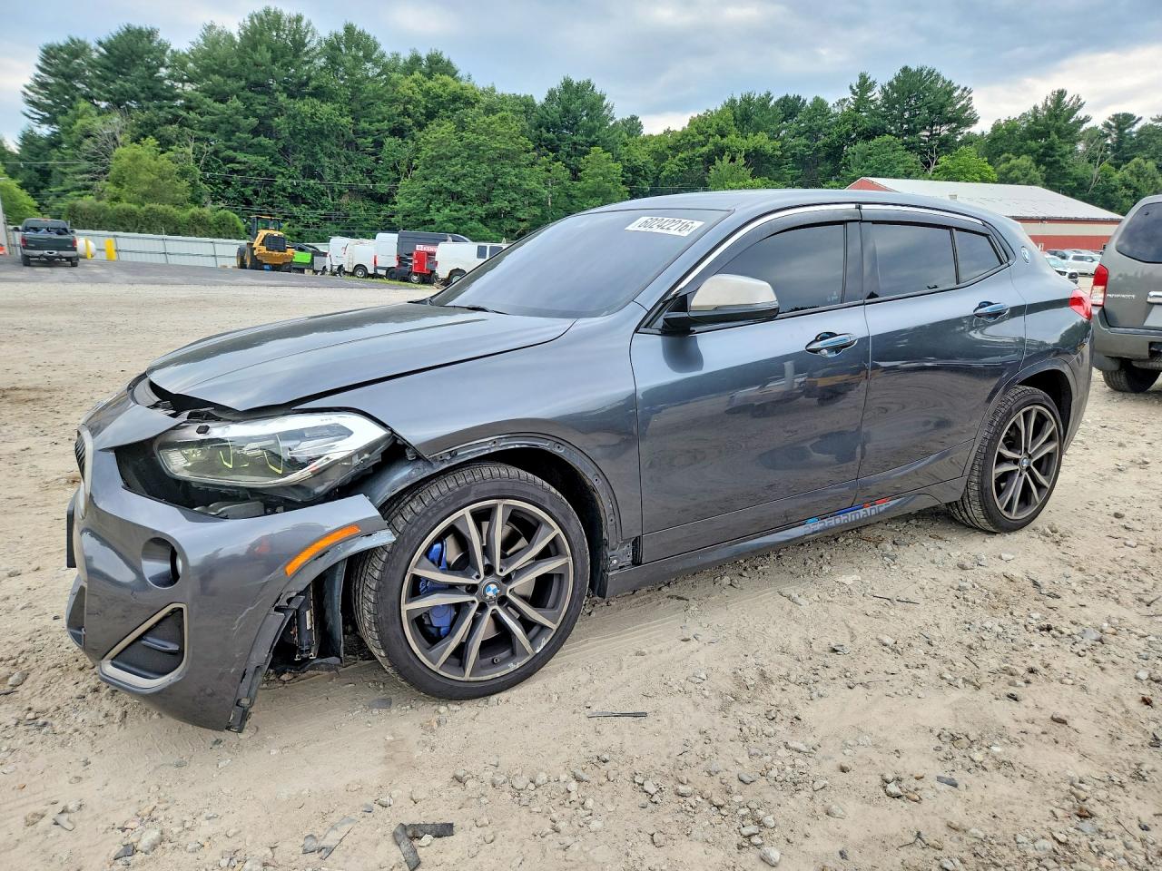 2019 Bmw X2 M35i Gray vin: WBXYN1C57KEF29569