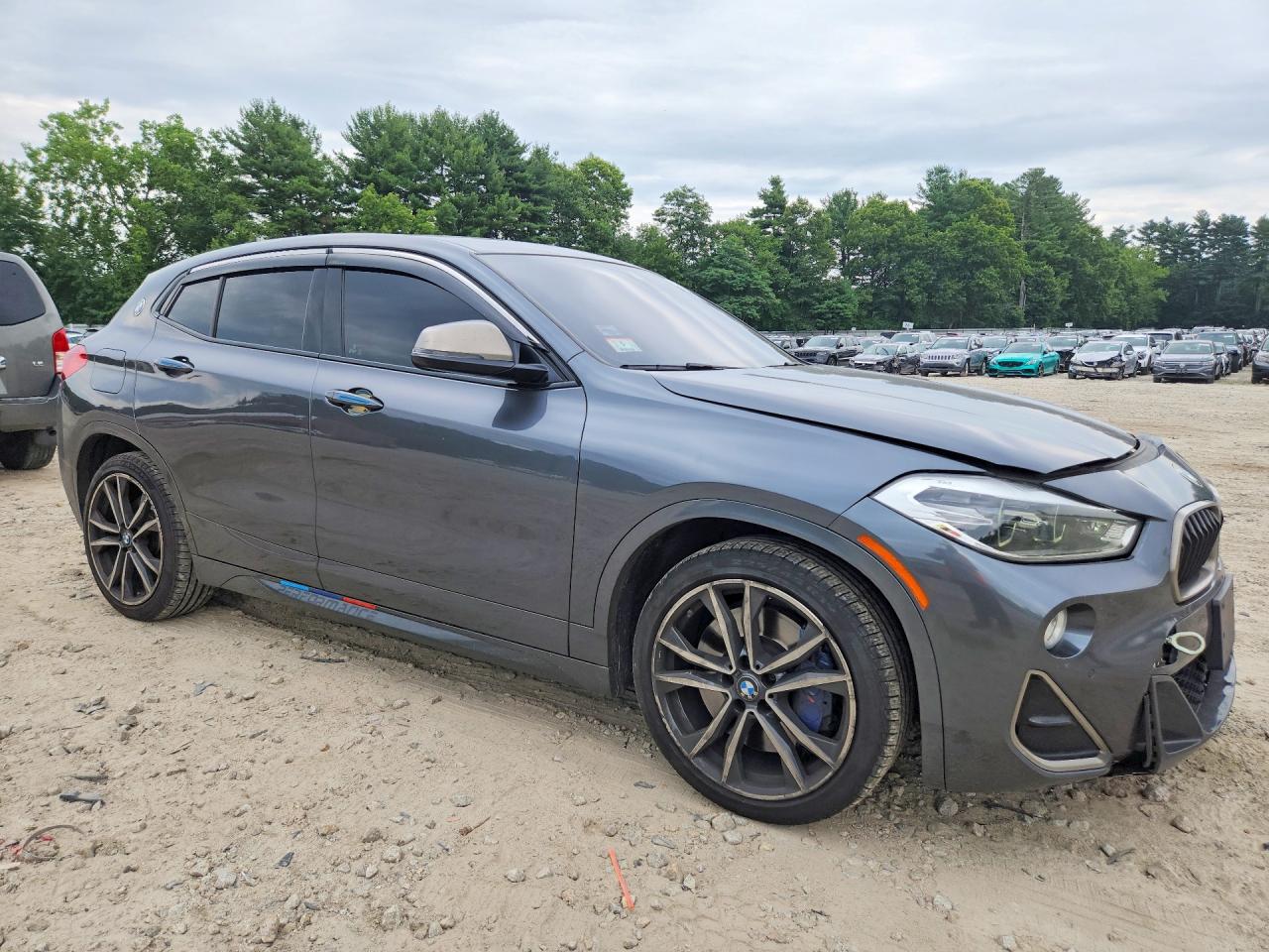 2019 Bmw X2 M35i Gray vin: WBXYN1C57KEF29569