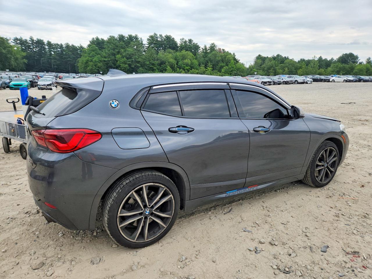 2019 Bmw X2 M35i Gray vin: WBXYN1C57KEF29569
